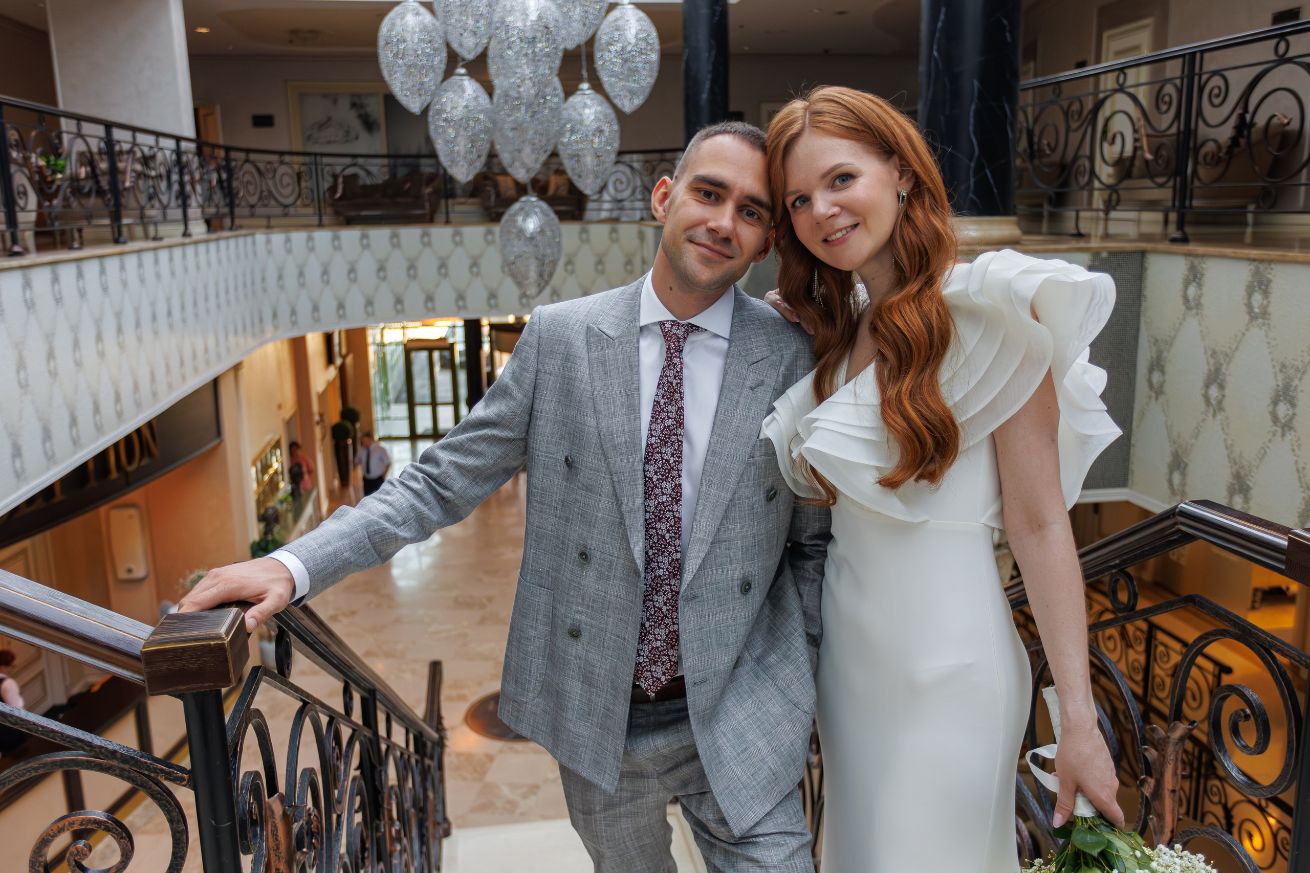 Свадебная фотосессия и сборы в отеле Милан (м. Домодедовская). Свадебный фотограф Москва и МО Сергей Киржаев