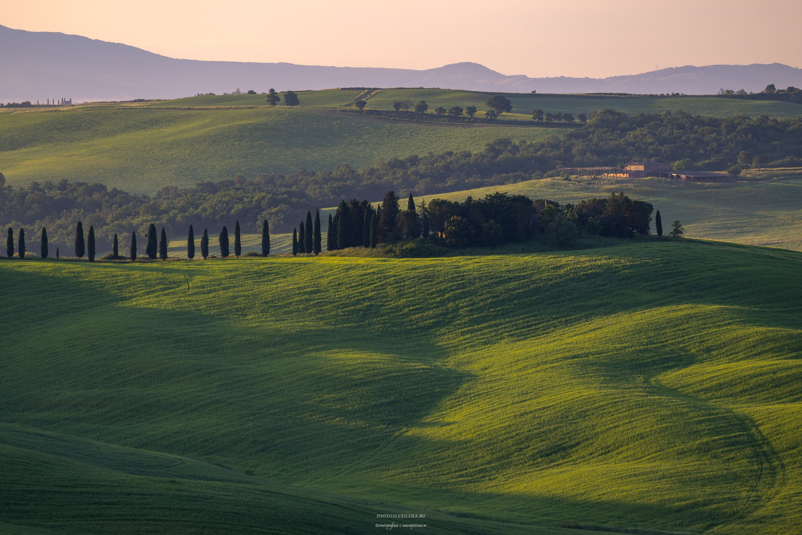 Долина Крете Сенези (Crete Senesi). Авторские стильные фотокартины