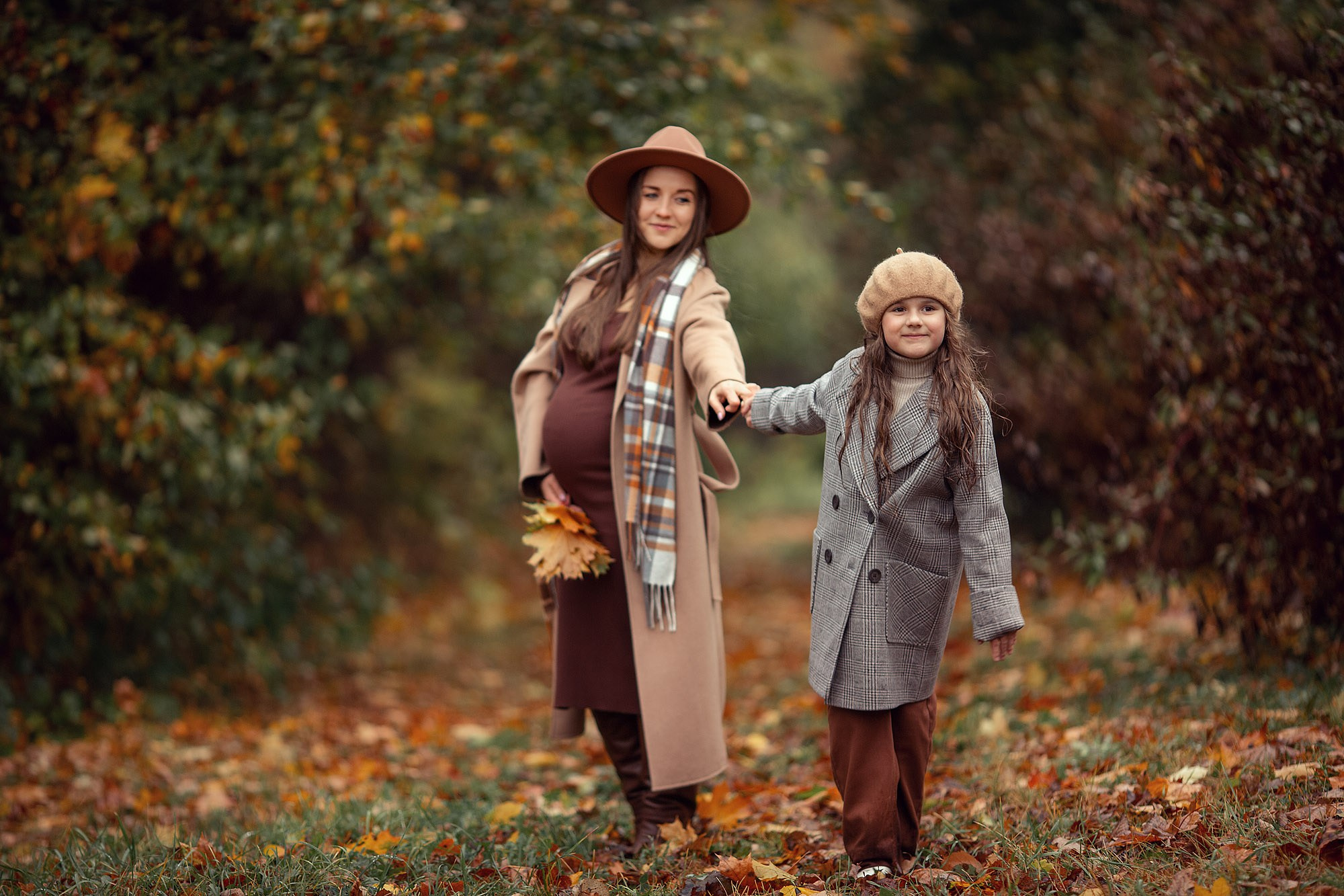 Красивейшая осенняя Фотосессия в ожидании малыша. Tatyana Nadezhdina Family photographer