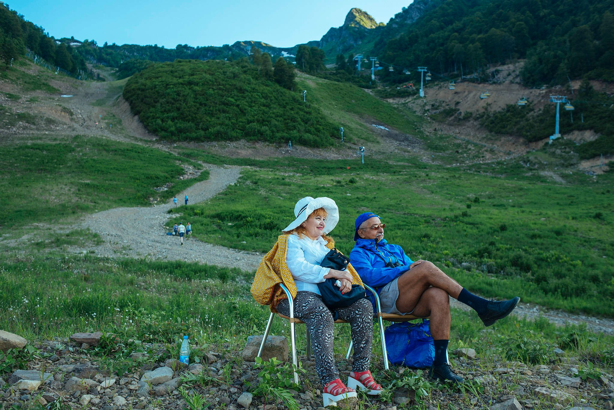 Зрители слушают итоговый концерт на фестивале Усадьба Jazz в Красной Поляне. Съемка для Усадьба Jazz в 2016 году.