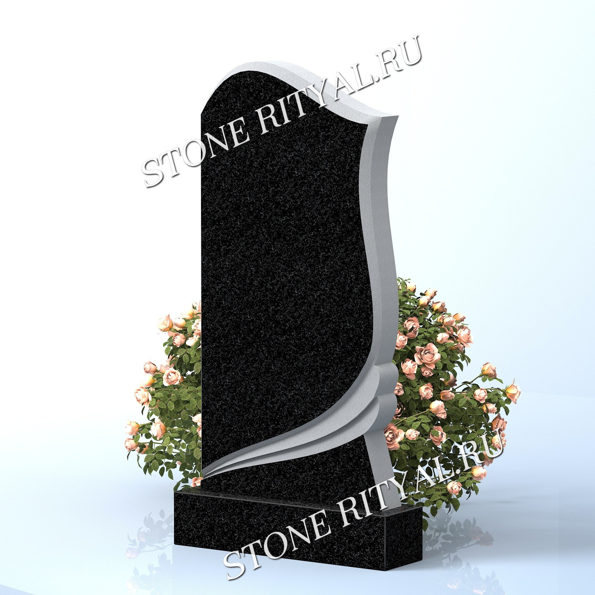 Вертикальные памятники прямые. Изготовление и установка памятников в Москве и МО