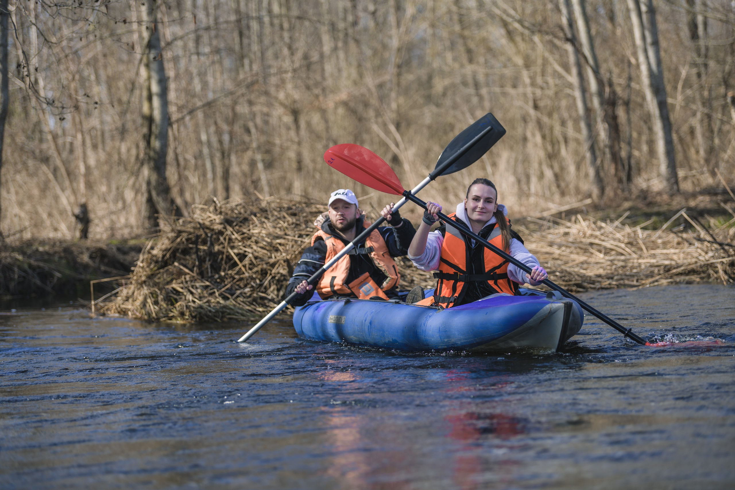 Сплав по реке Ипа 28 марта 2026 года. Репортажный фотограф Владимир Беляй