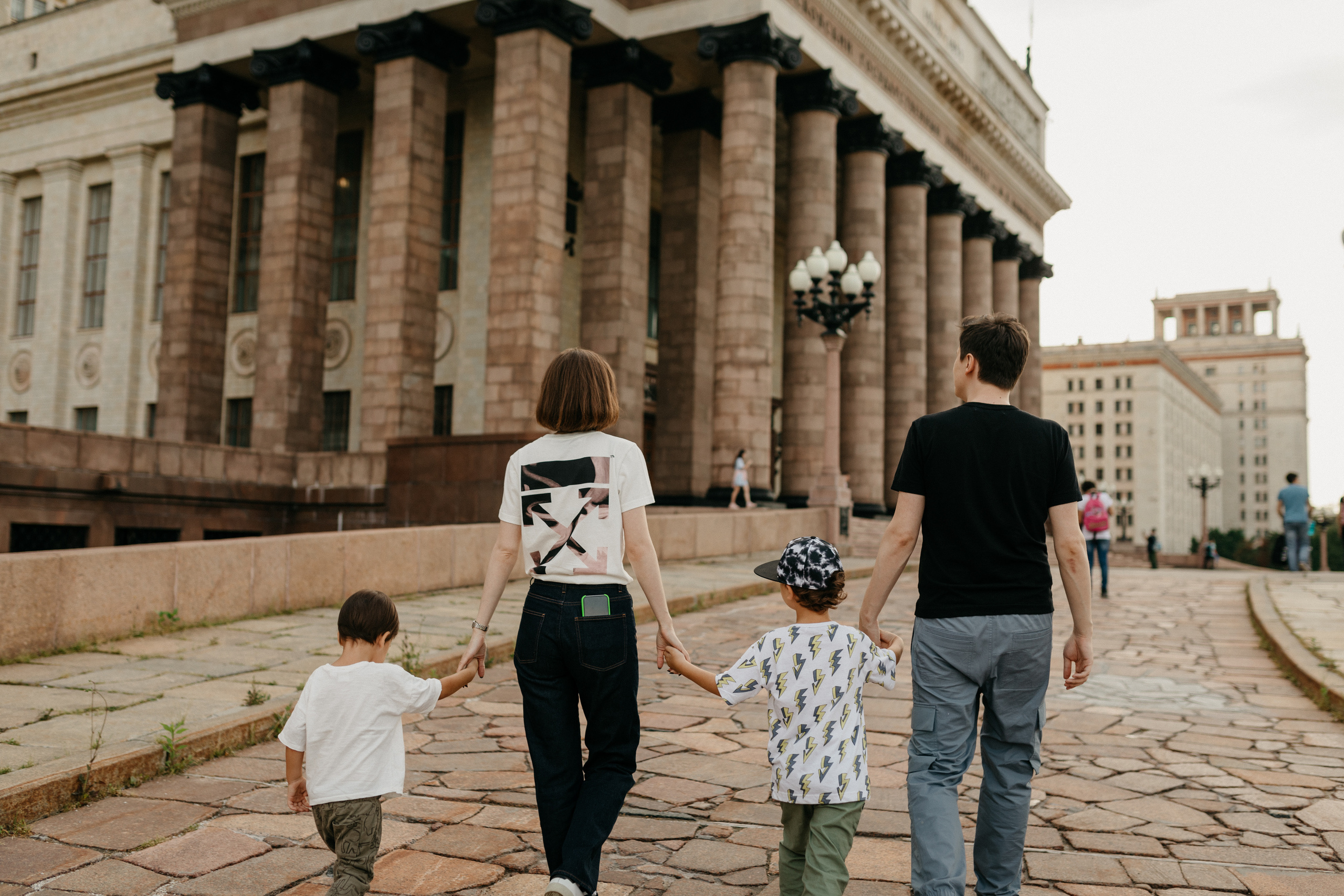Саша и Рома с сыновьями. Семейный фотограф Маша Тимофеева | Москва