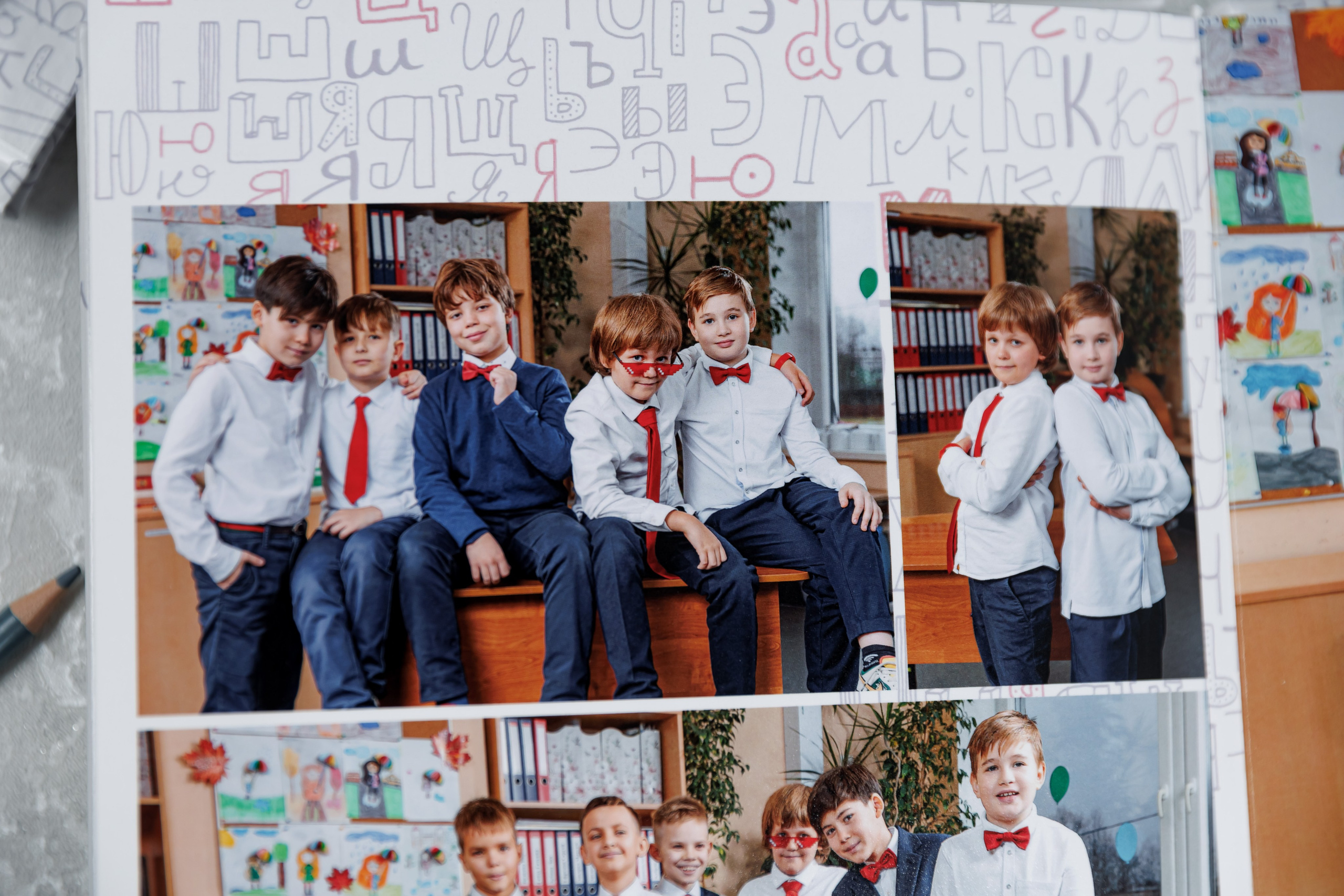 Выпускные альбомы 4 класс. Семейный и детский фотограф Комина Елена, Власиха, Одинцово