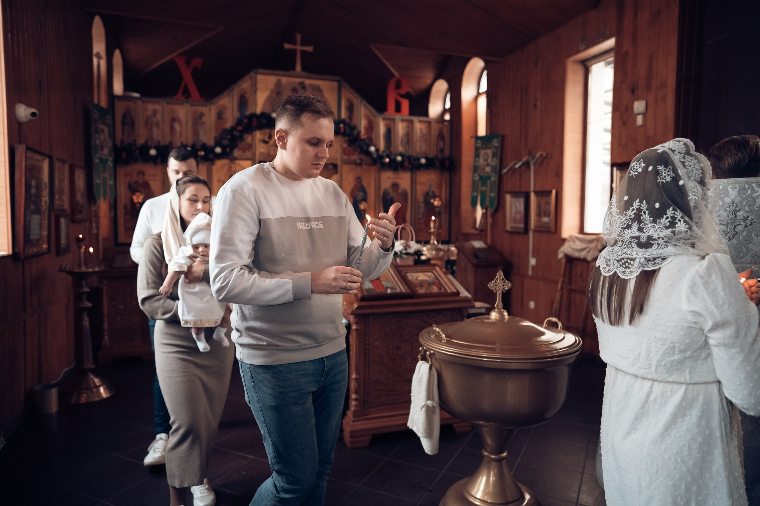 Крещение в храме Блж.Ксении Петербургской Севастополь. Церковный фотограф Севастополь