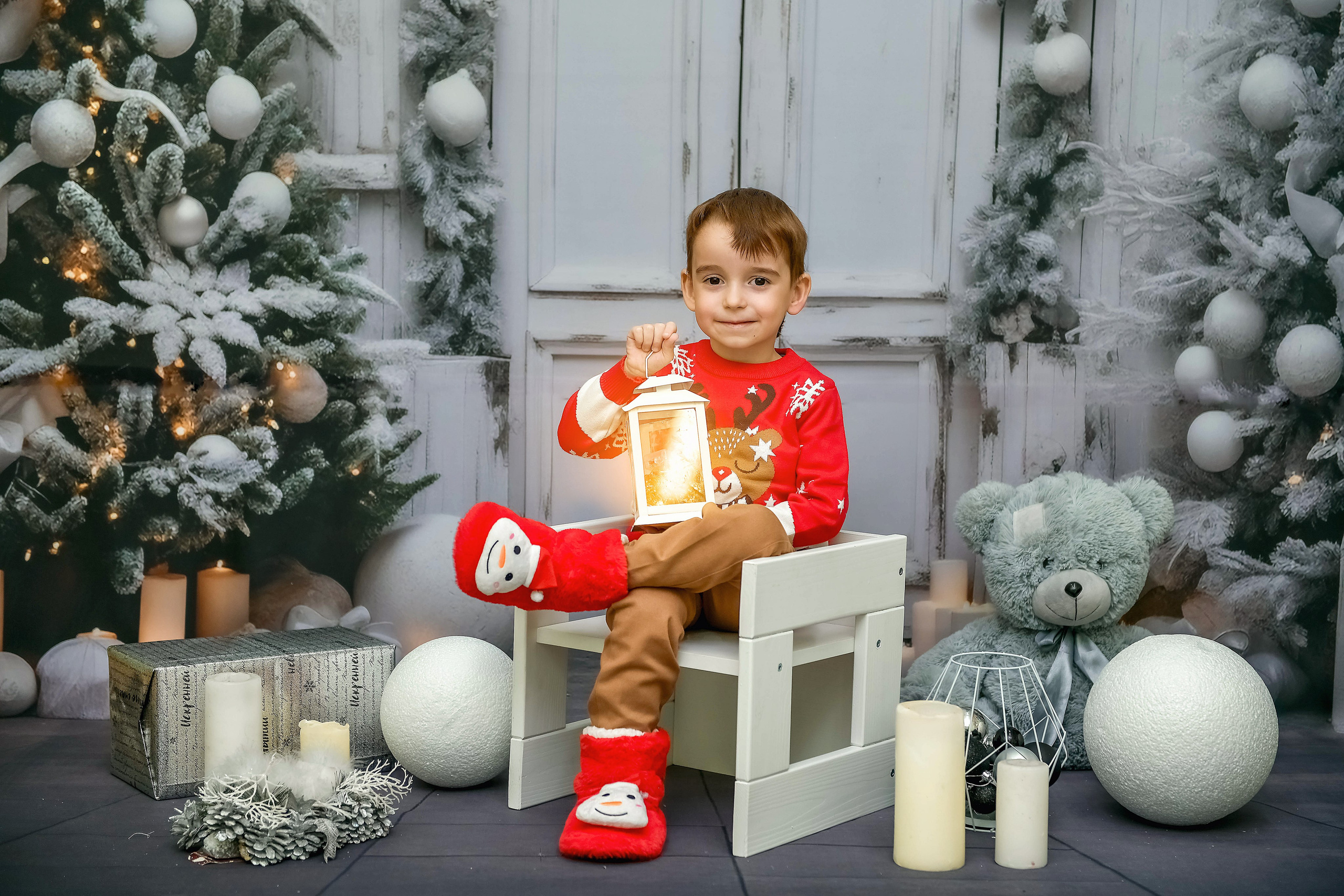 Новогодняя фотосессия в детском саду. Семейный и детский фотограф Татьяна Перевалова