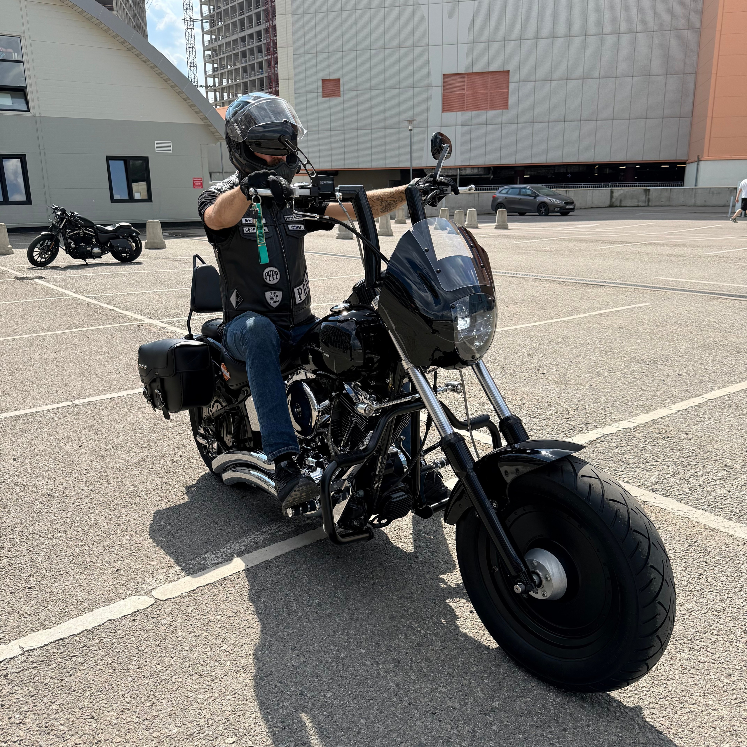 Купить 2002 HD Fat Boy 88 Blасk Shоgun (VIN 1HD***3650)