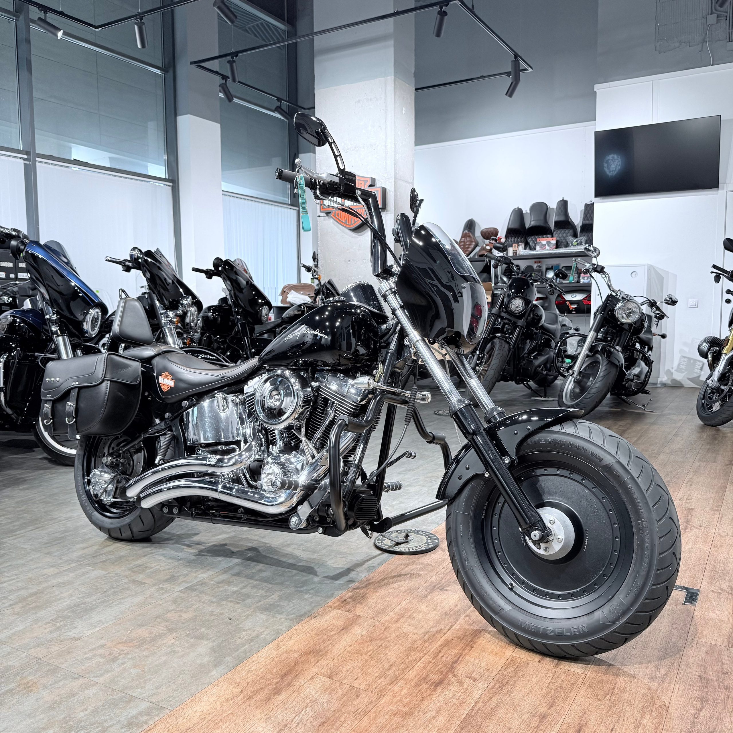 Купить 2002 HD Fat Boy 88 Blасk Shоgun (VIN 1HD***3650)