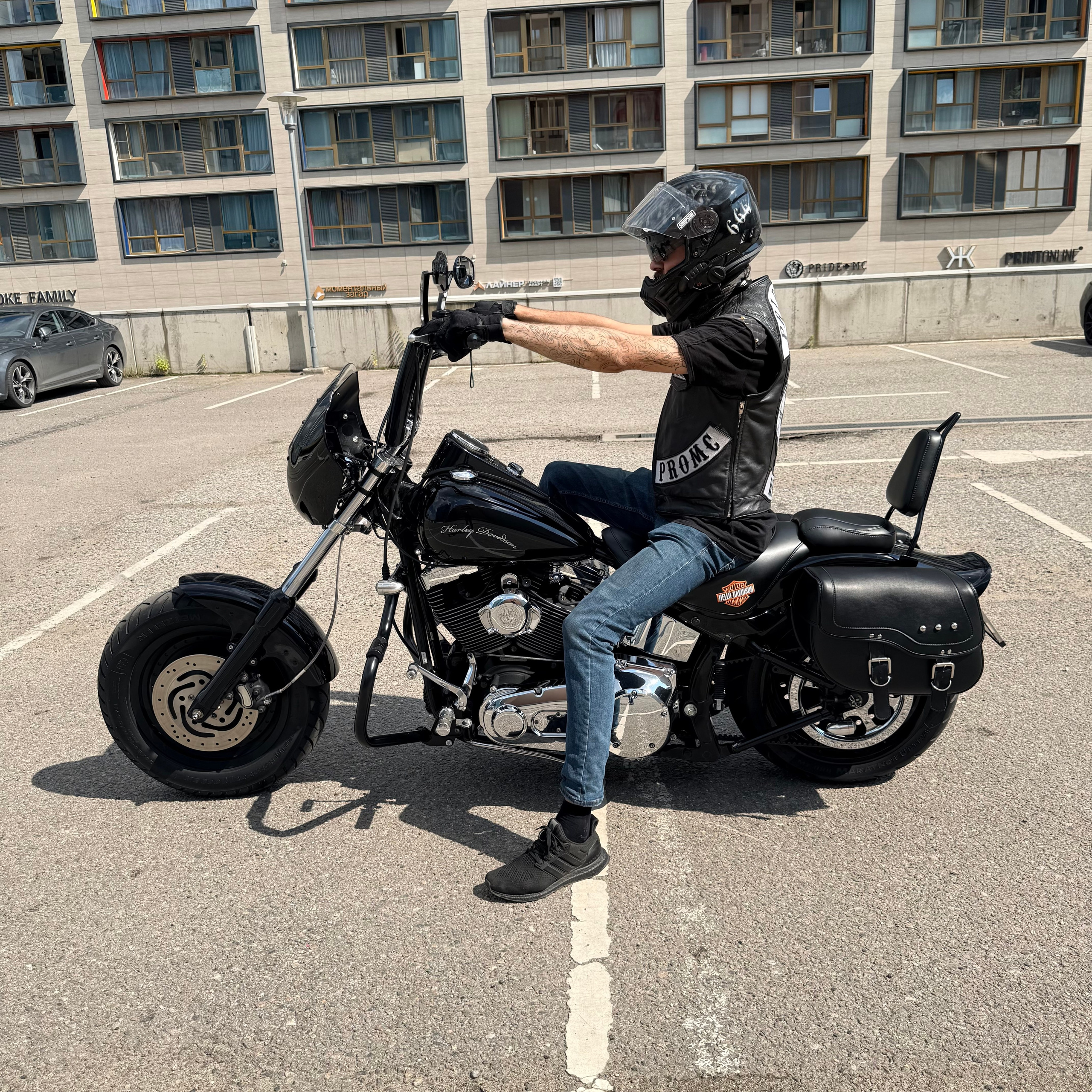 Купить 2002 HD Fat Boy 88 Blасk Shоgun (VIN 1HD***3650)