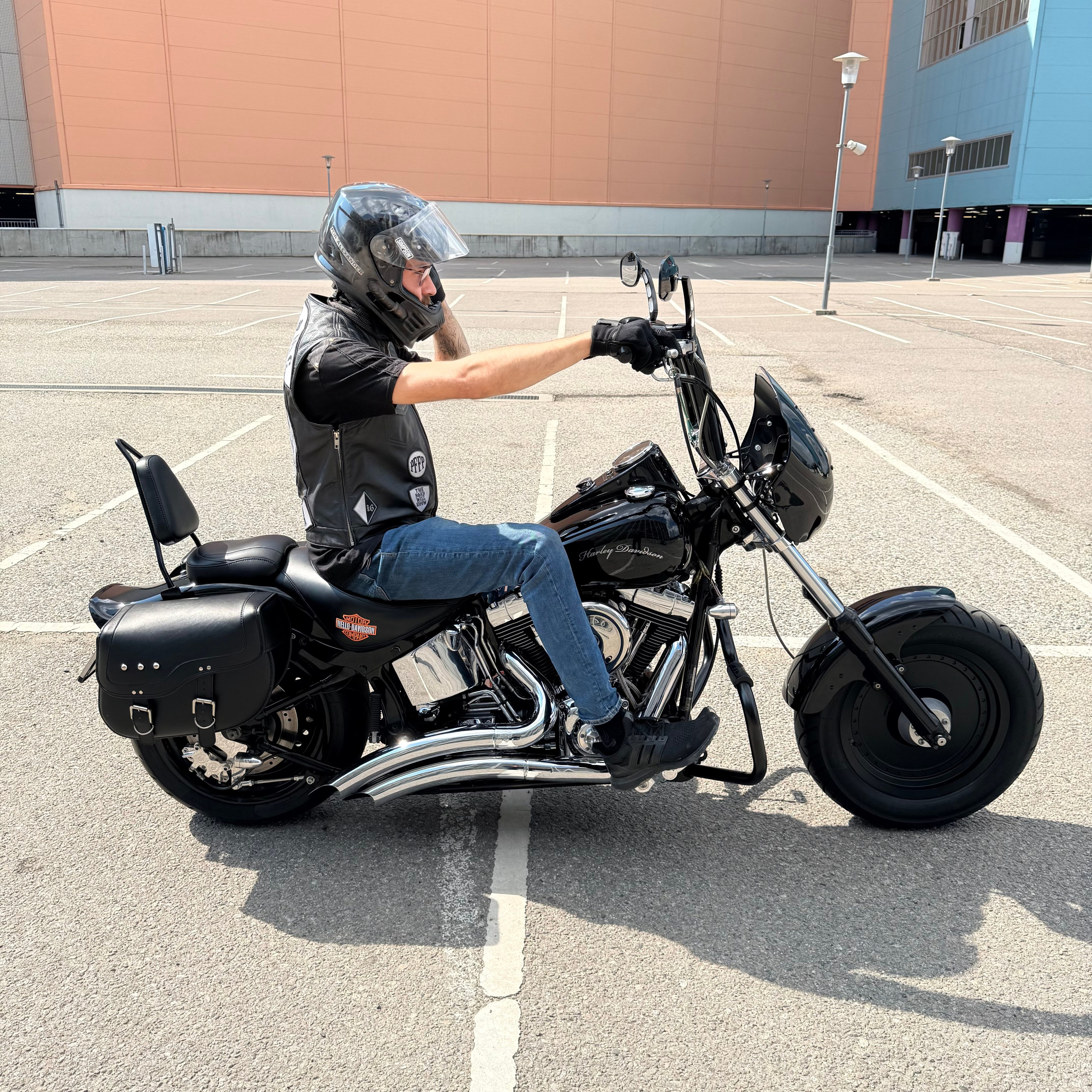 Купить 2002 HD Fat Boy 88 Blасk Shоgun (VIN 1HD***3650)