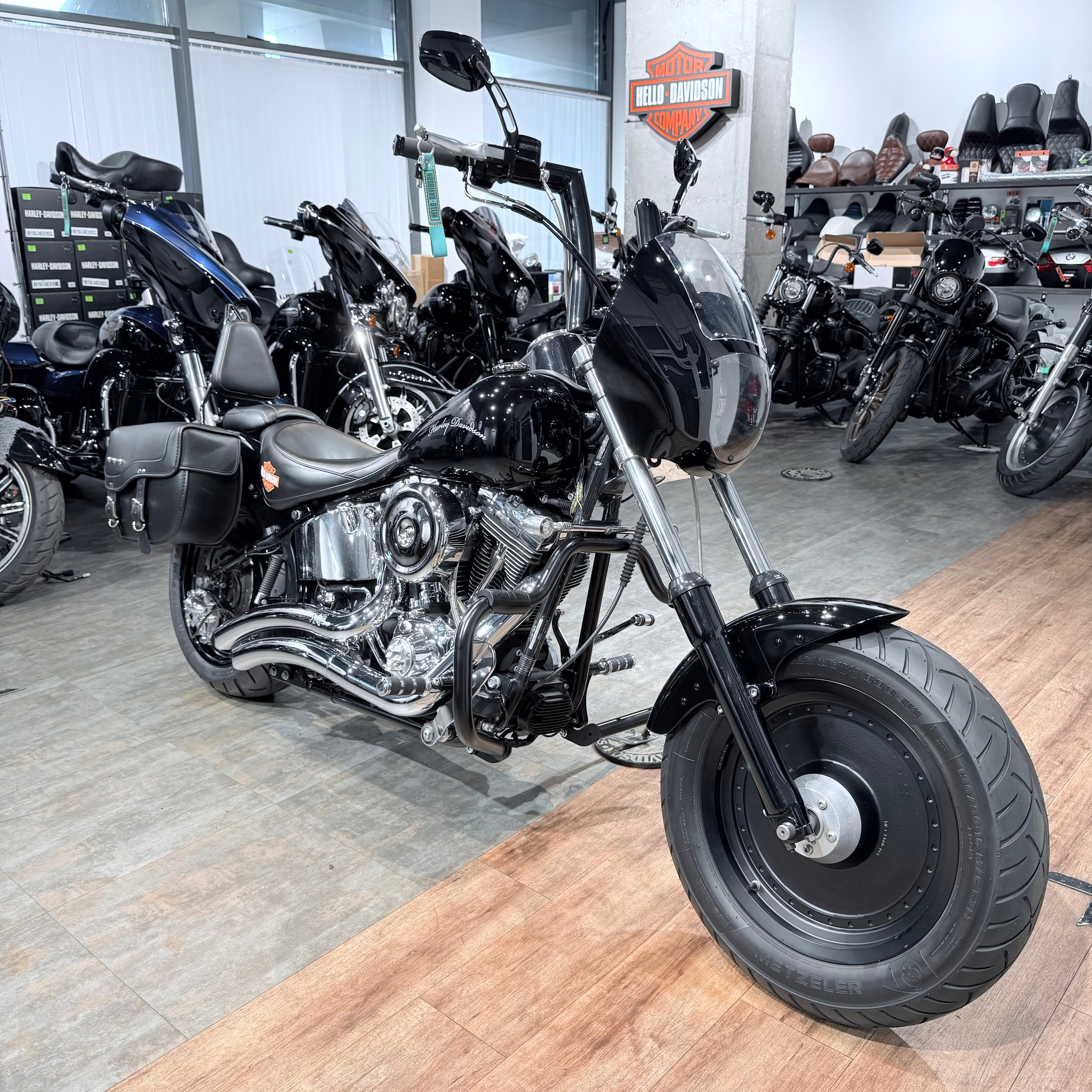 Купить 2002 HD Fat Boy 88 Blасk Shоgun (VIN 1HD***3650)