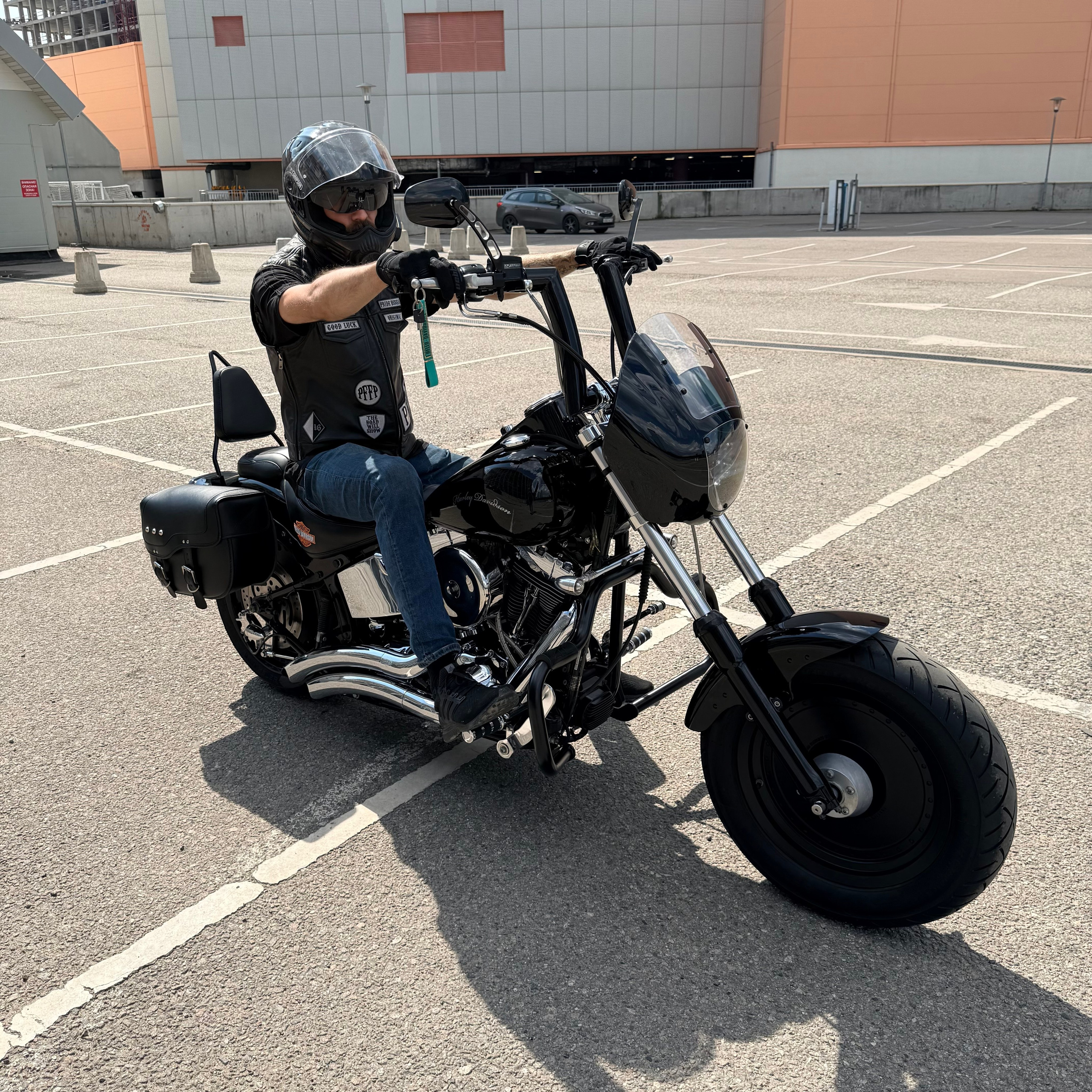 Купить 2002 HD Fat Boy 88 Blасk Shоgun (VIN 1HD***3650)