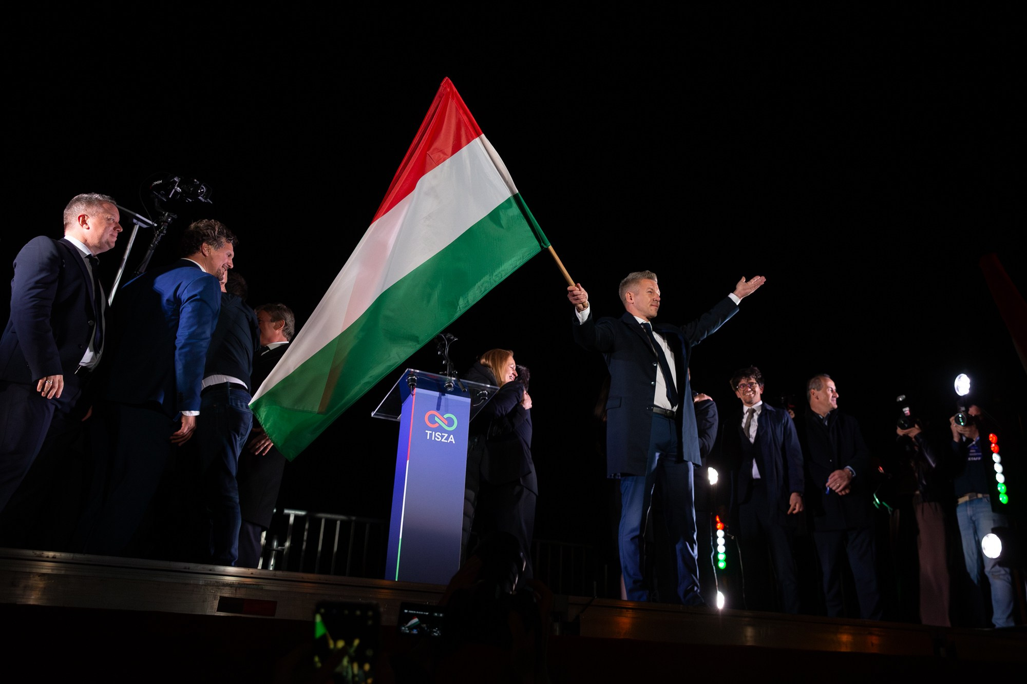 TISZA Victory Night, Hungary 2026. Photographer in Budapest — Yura Knyazev
