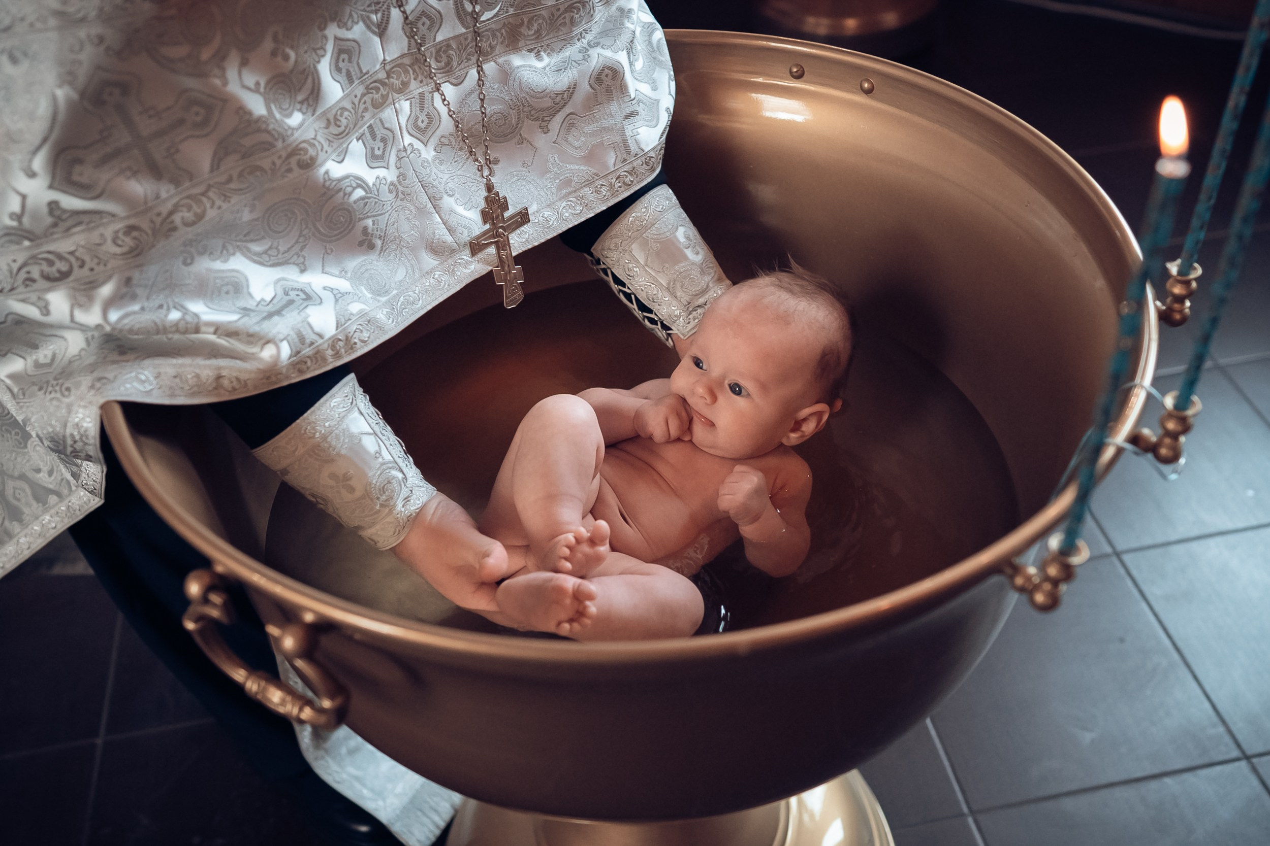 Крещение в храме Блж.Ксении Петербургской Севастополь. Церковный фотограф Севастополь