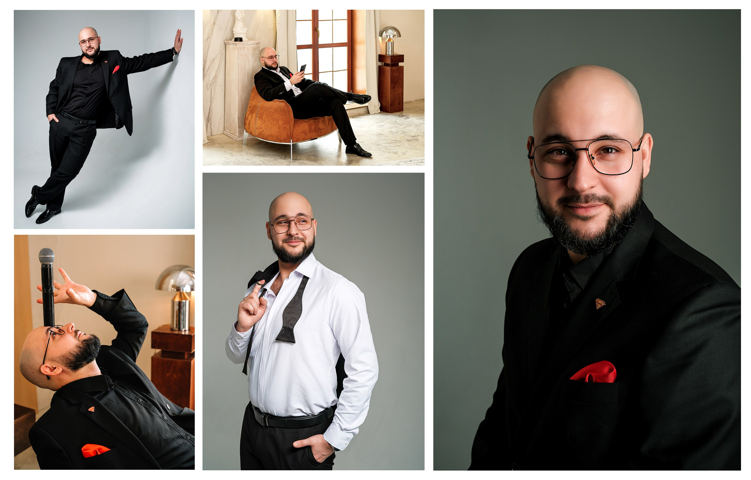 Съёмка фото и видео для ведущего Александра Кинчеева. Фотограф и видеограф Анна Жагорина