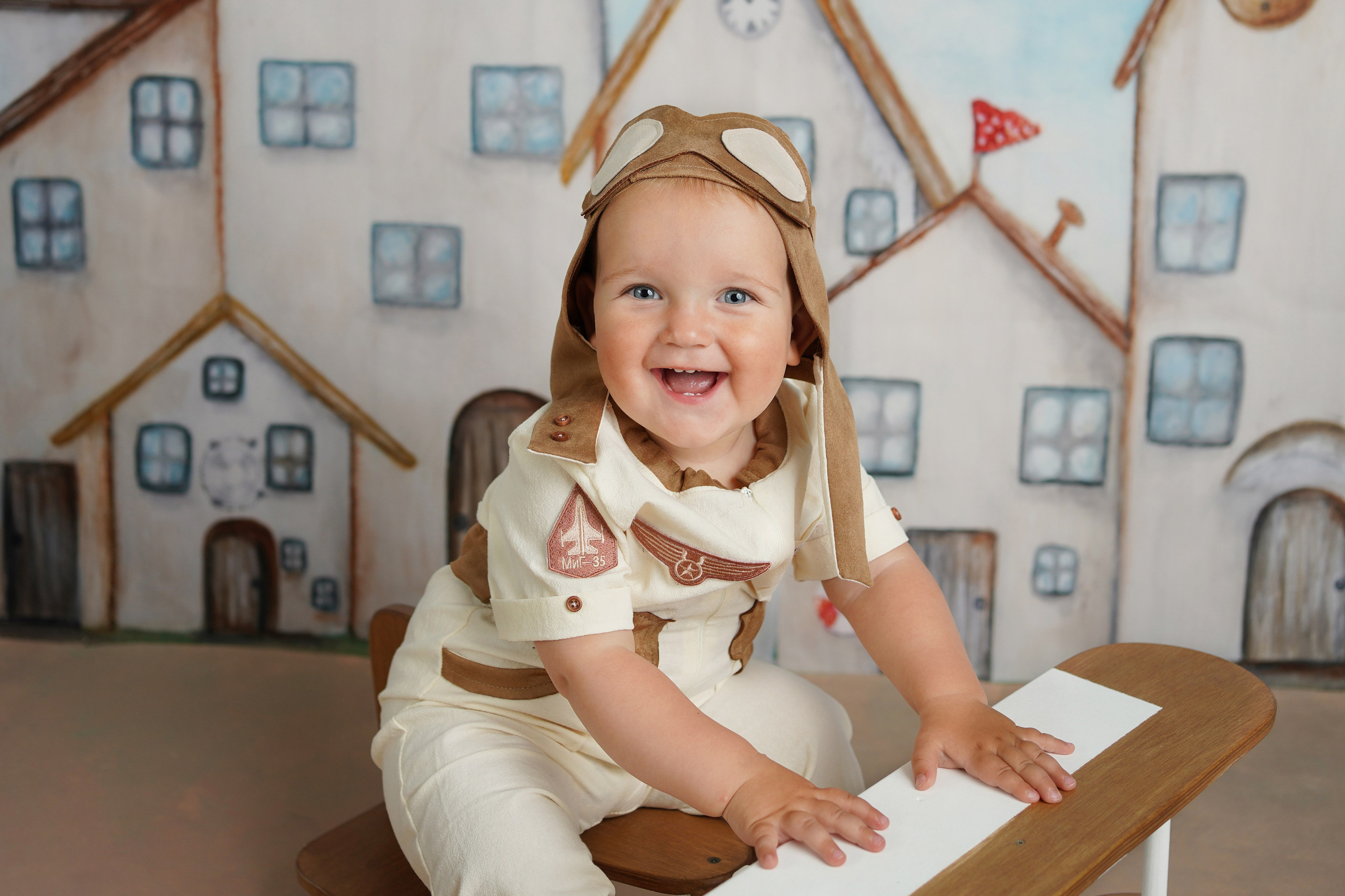 Детская фотосессия Первый годик в студии. Детский фотограф и фотограф новорожденных в Калининград Оксана Иваний