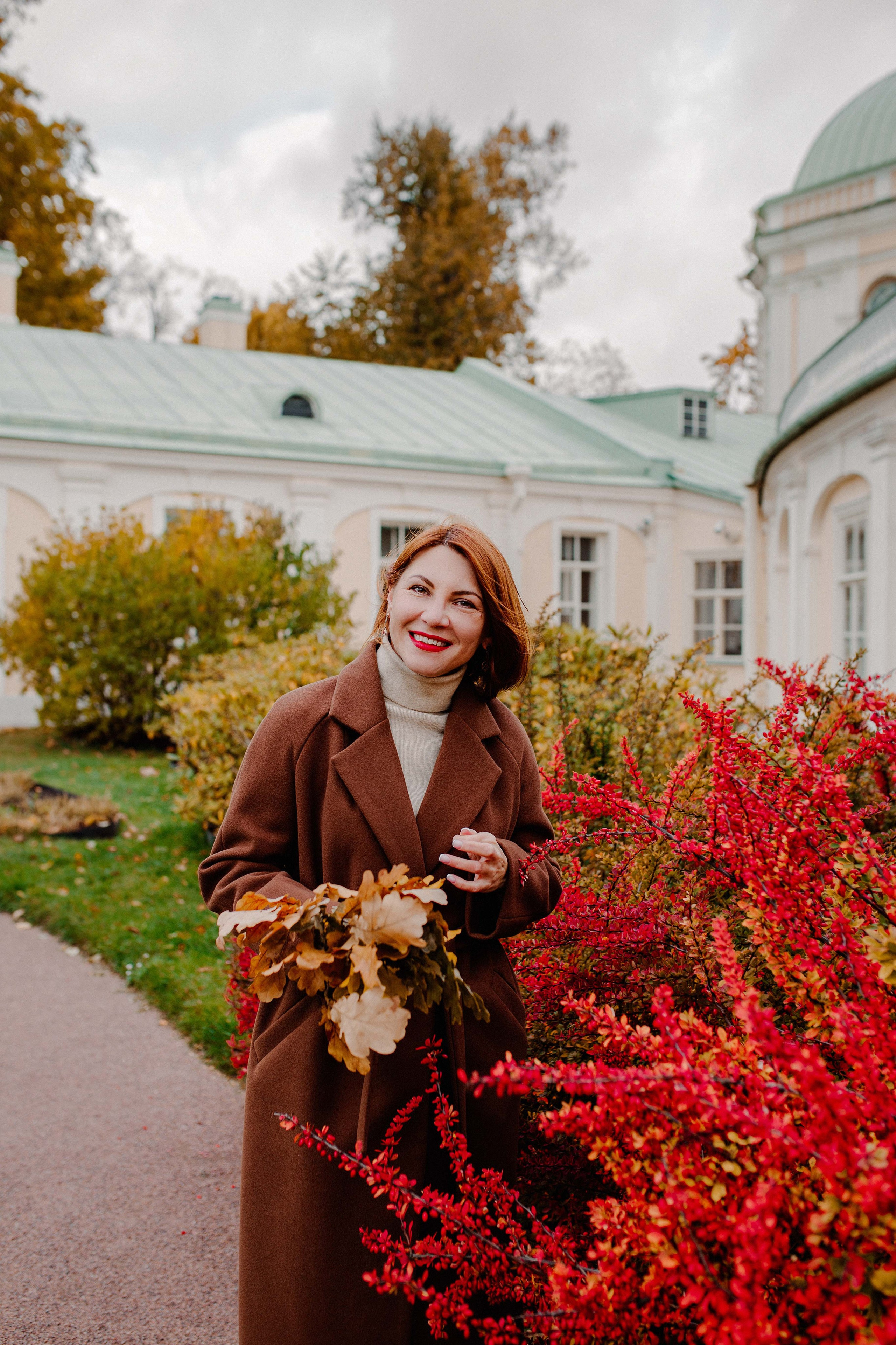 Прогулка в осеннем парке Ораниенбаум. Семейный и индивидуальный фотограф в Санкт-Петербурге Маргарита Щипкова