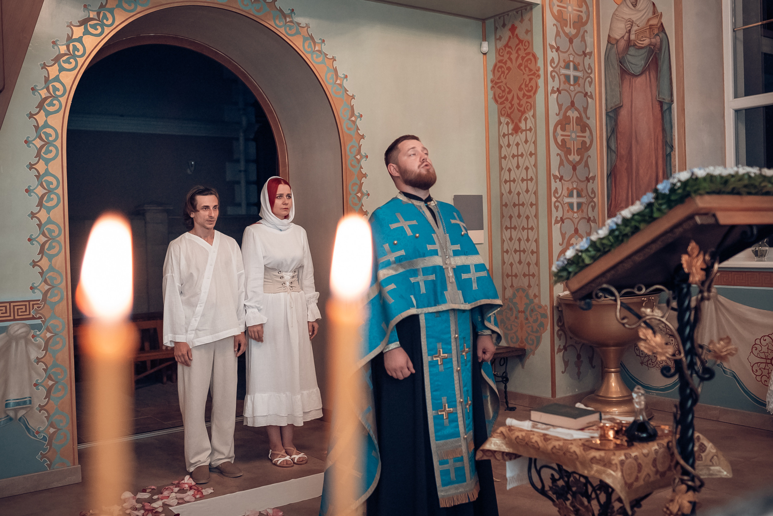 Венчание в храме ап. Андрея Первозванного г. Севастополь. Церковный фотограф Севастополь