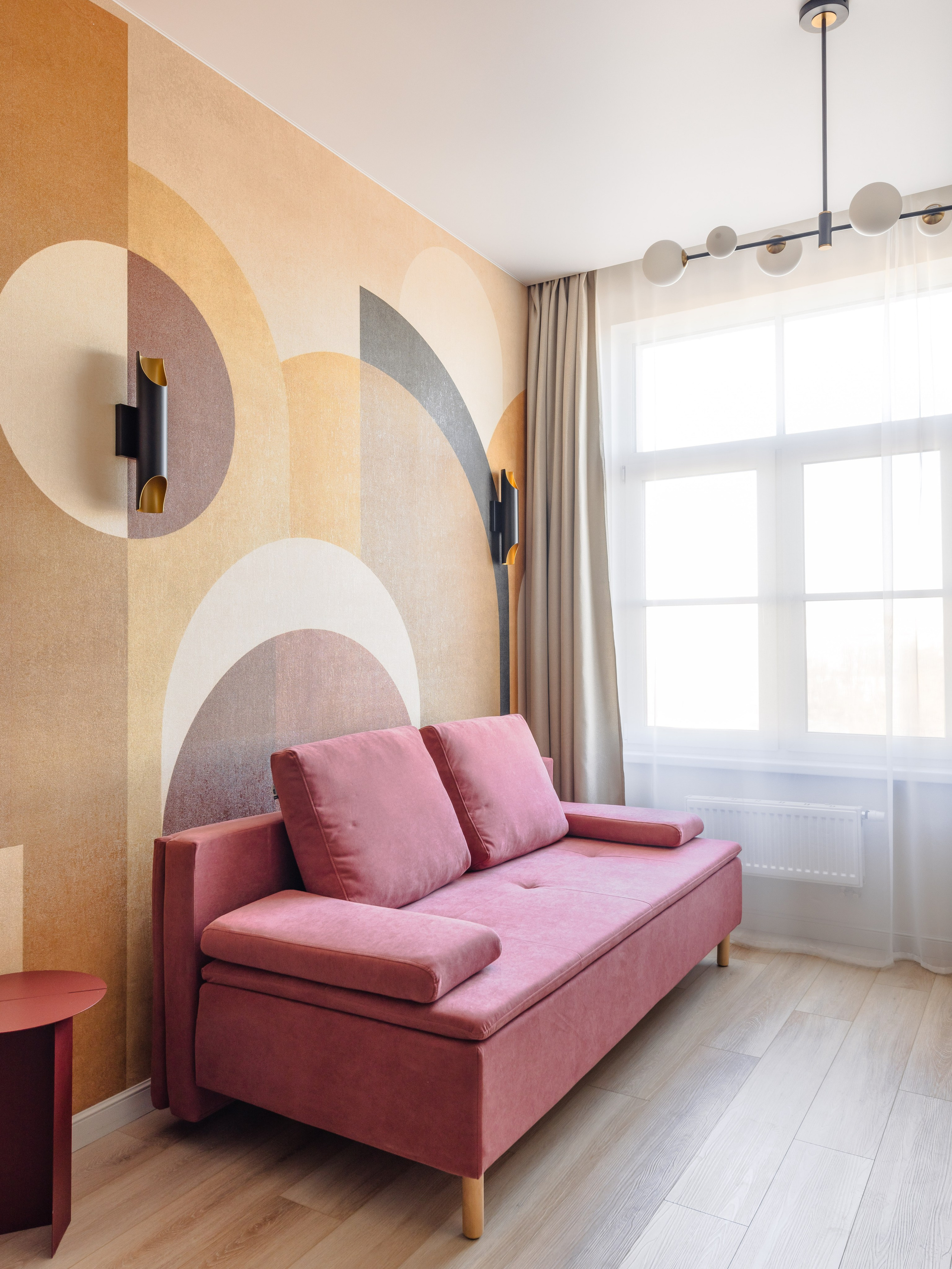 Кухня-гостиная 50 м² в ЖК Наследие на Марата — интерьерный дизайнер Ксения Новикова ksudsgn, проект для аренды в Санкт-Петербург