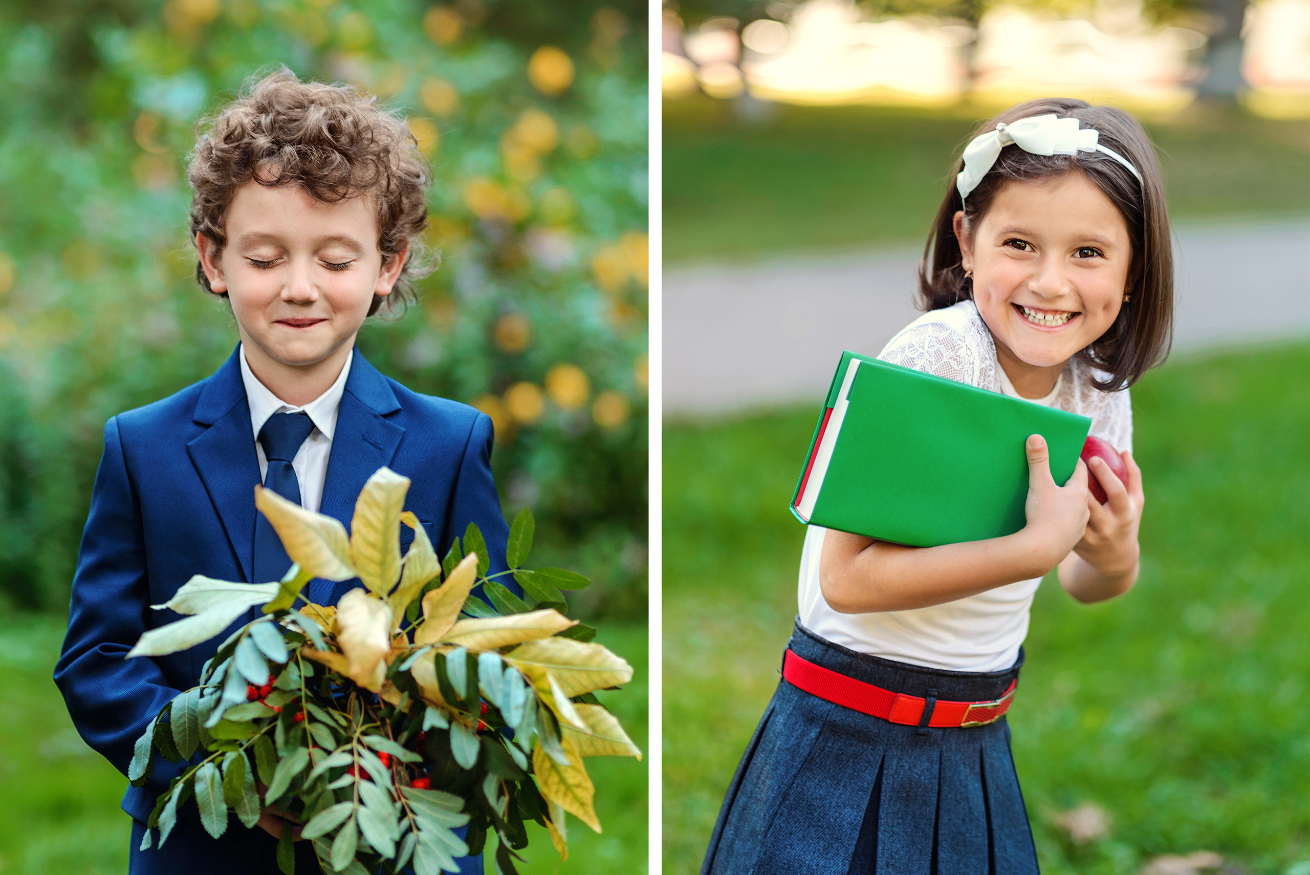 Фотопроект «Здравствуй, школа!» для школьников Ариетты и Артёма. Детский фотограф Ольга Шулина | Москва | Реутов