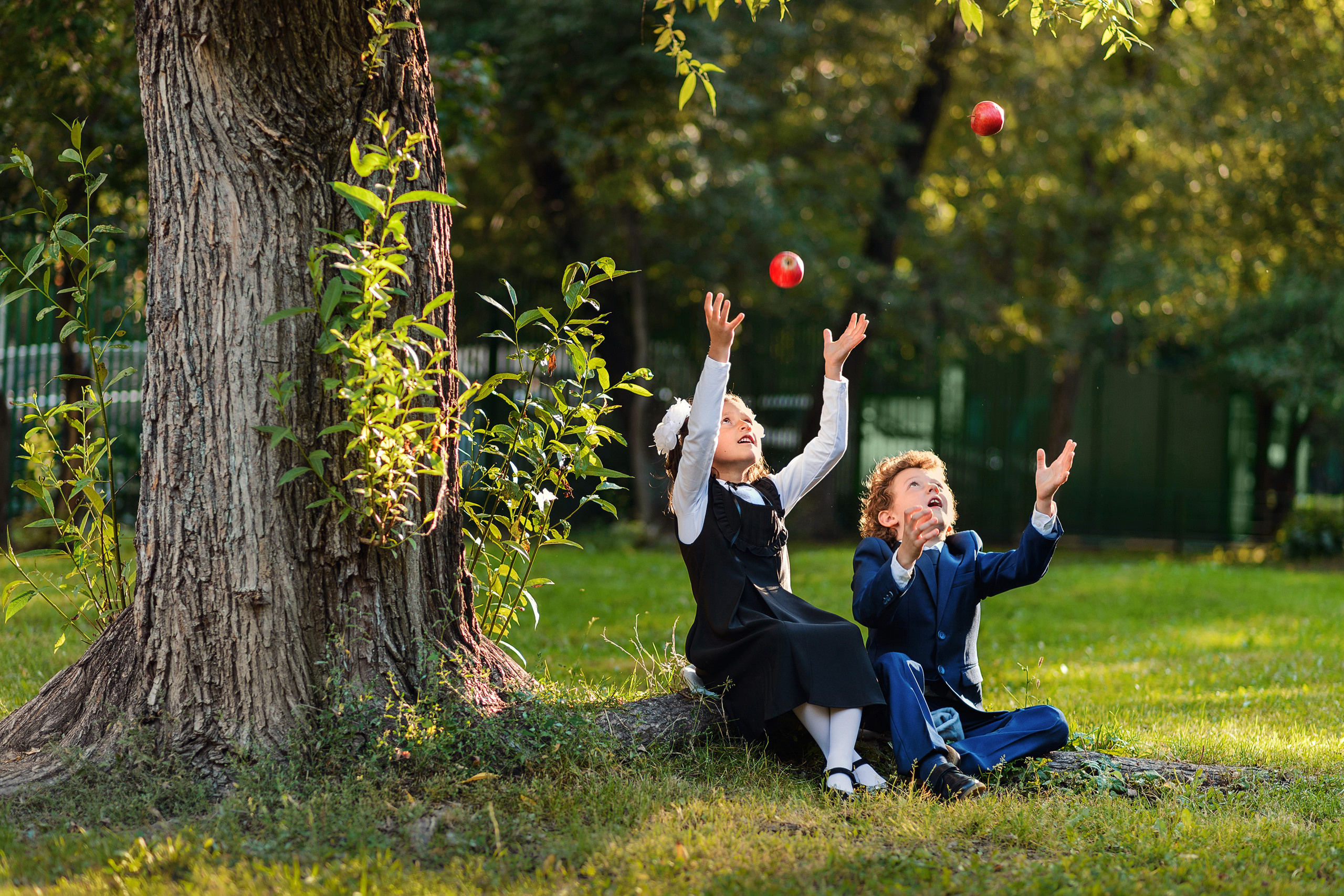 Фотопроект «Здравствуй, школа!» для школьников Ариетты и Артёма. Детский фотограф Ольга Шулина | Москва | Реутов