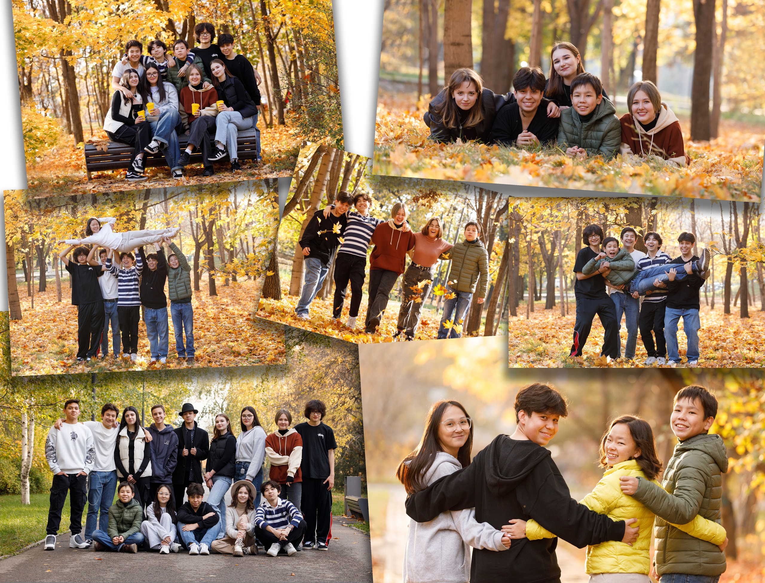 Школьные фотокниги. Семейный и детский фотограф в Алматы Юлия Бельфер