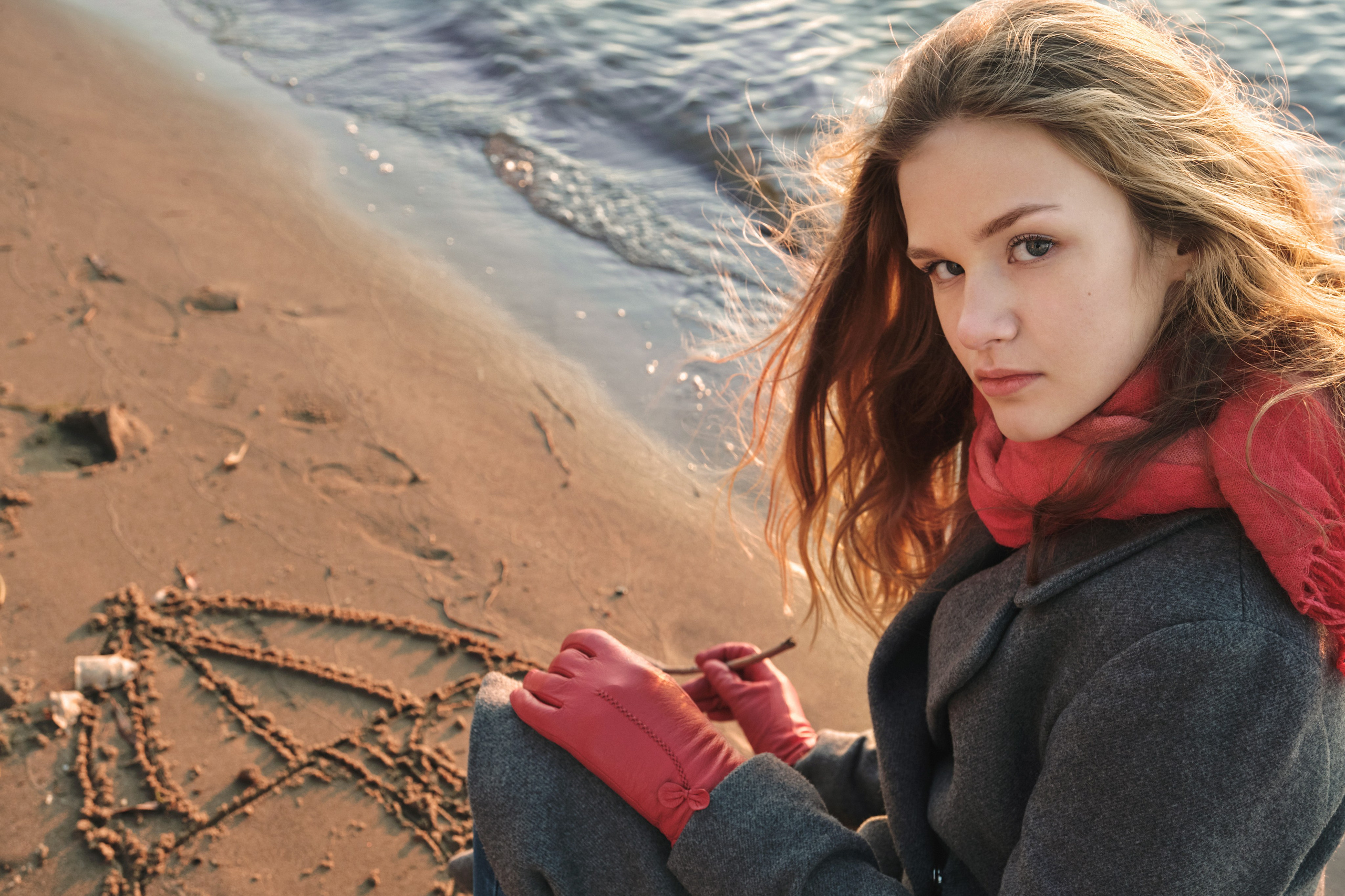 Фотосессия девушки в Самаре с макияжем и одеждой