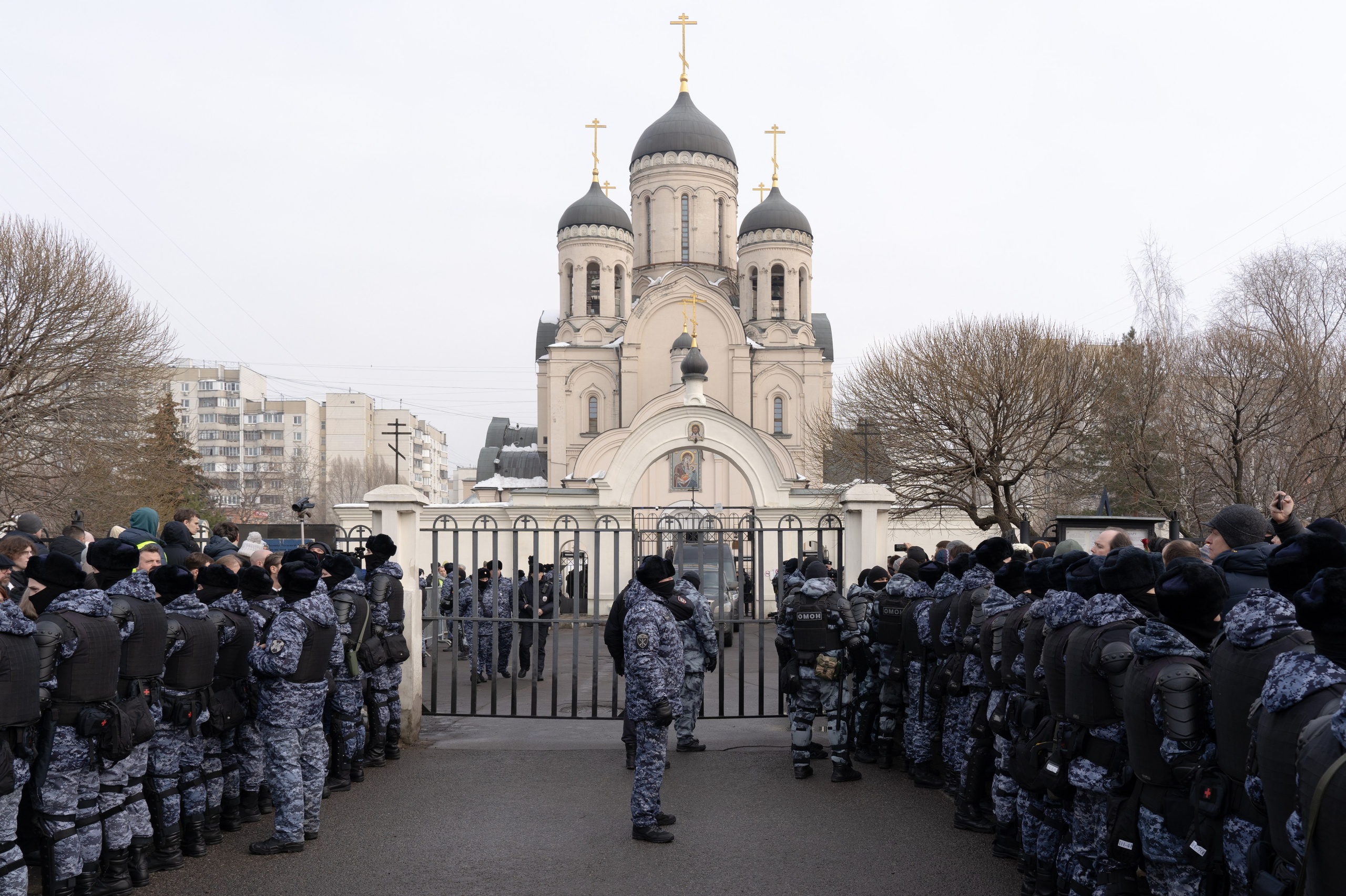 Funeral of Alexei Navalny. Ksenia Maksimova