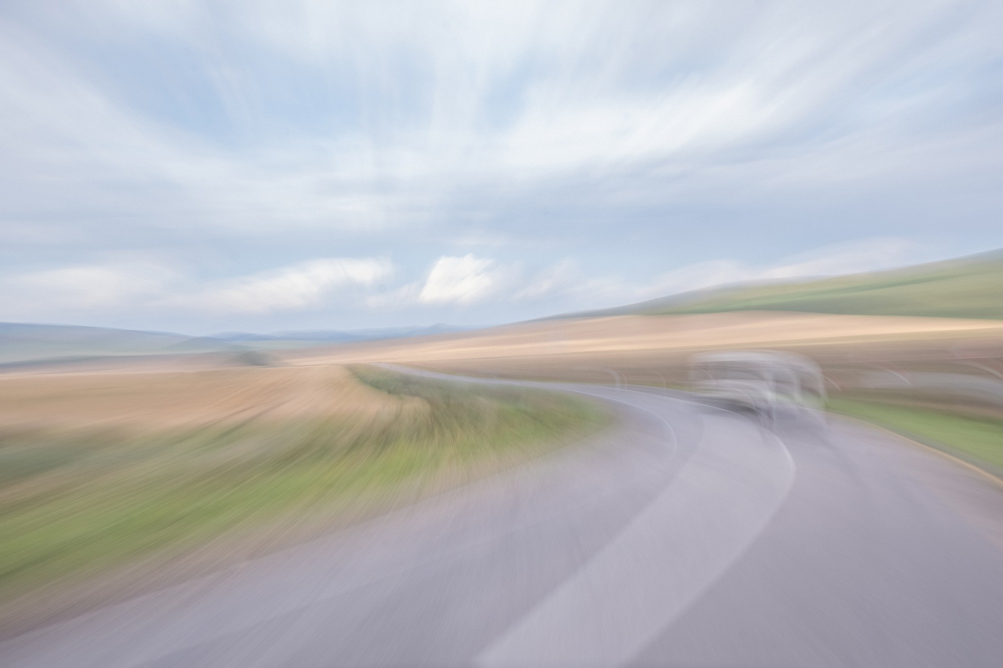 Дорожный импрессионизм / Road impressionism. Visual artist Olga Burmistrova