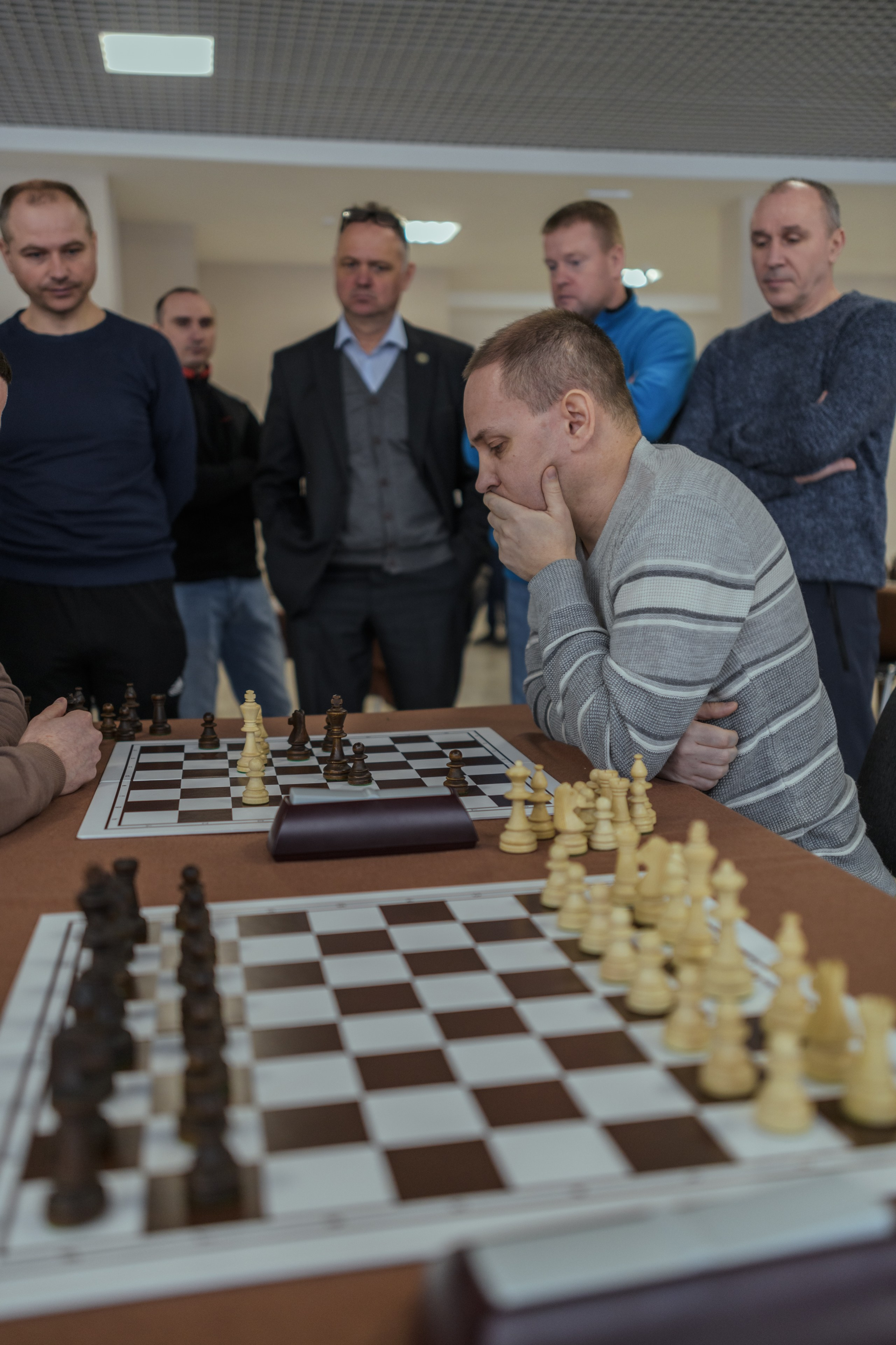 Первенство ОАО «Мозырский НПЗ» по шахматам. Репортажный фотограф Владимир Беляй