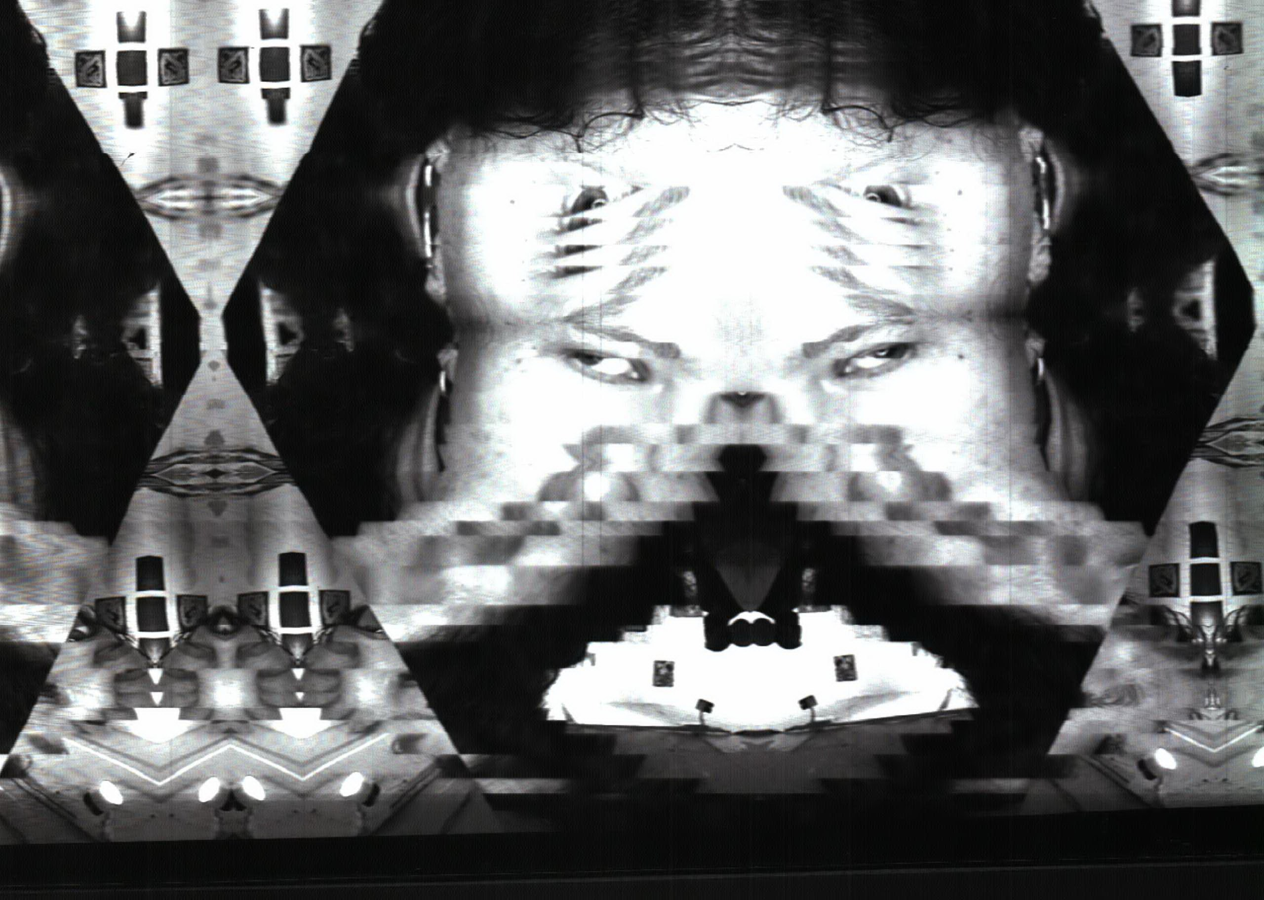 Fluxus Selfie Machine. Roman Hodirev is an esoteriologist, multidisciplinary artist, photographer and musician. Saint Petersburg, Riga