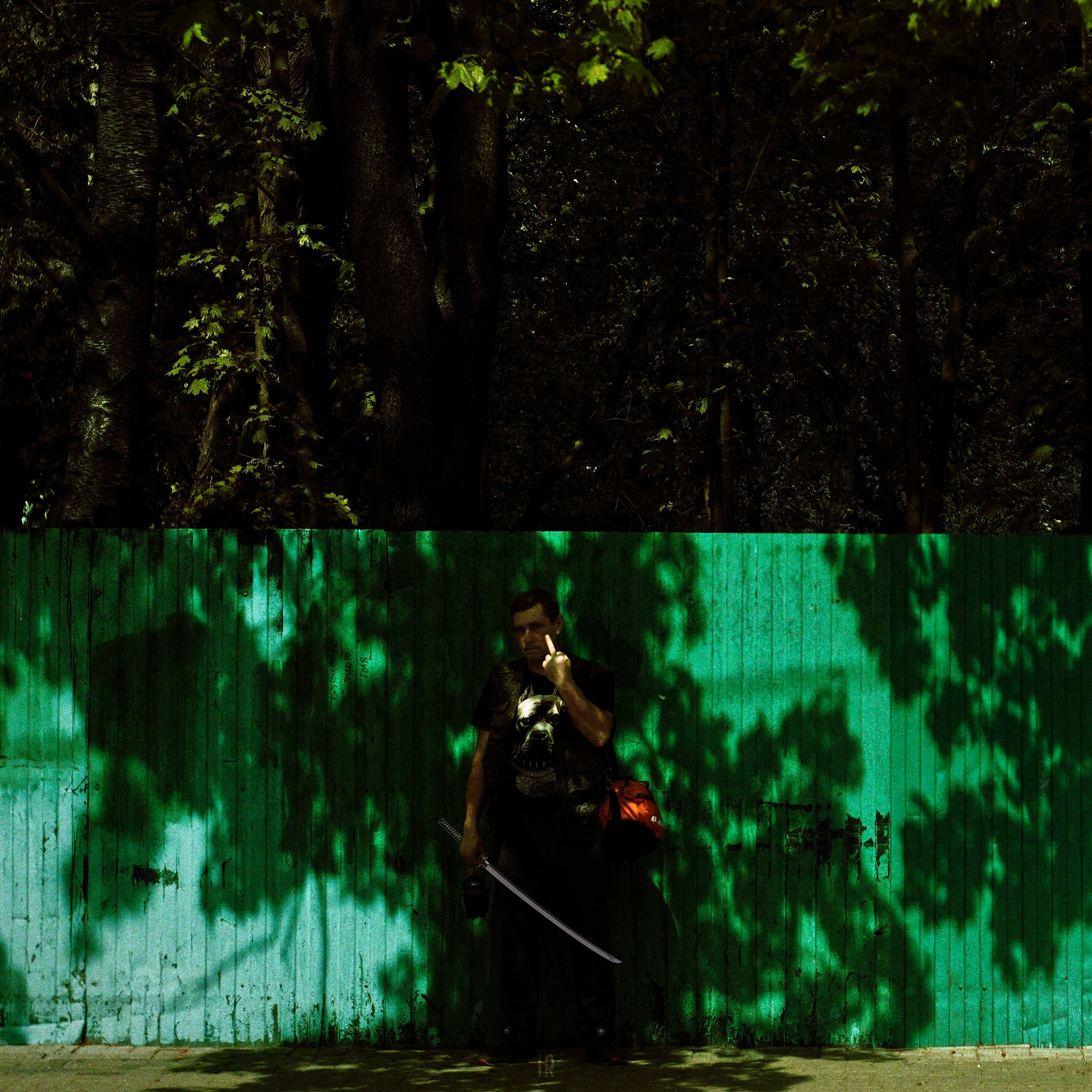 Sleeping Samurai /Спящий Самурай. Roman Hodirev is an esoteriologist, multidisciplinary artist, photographer and musician. Saint Petersburg, Riga