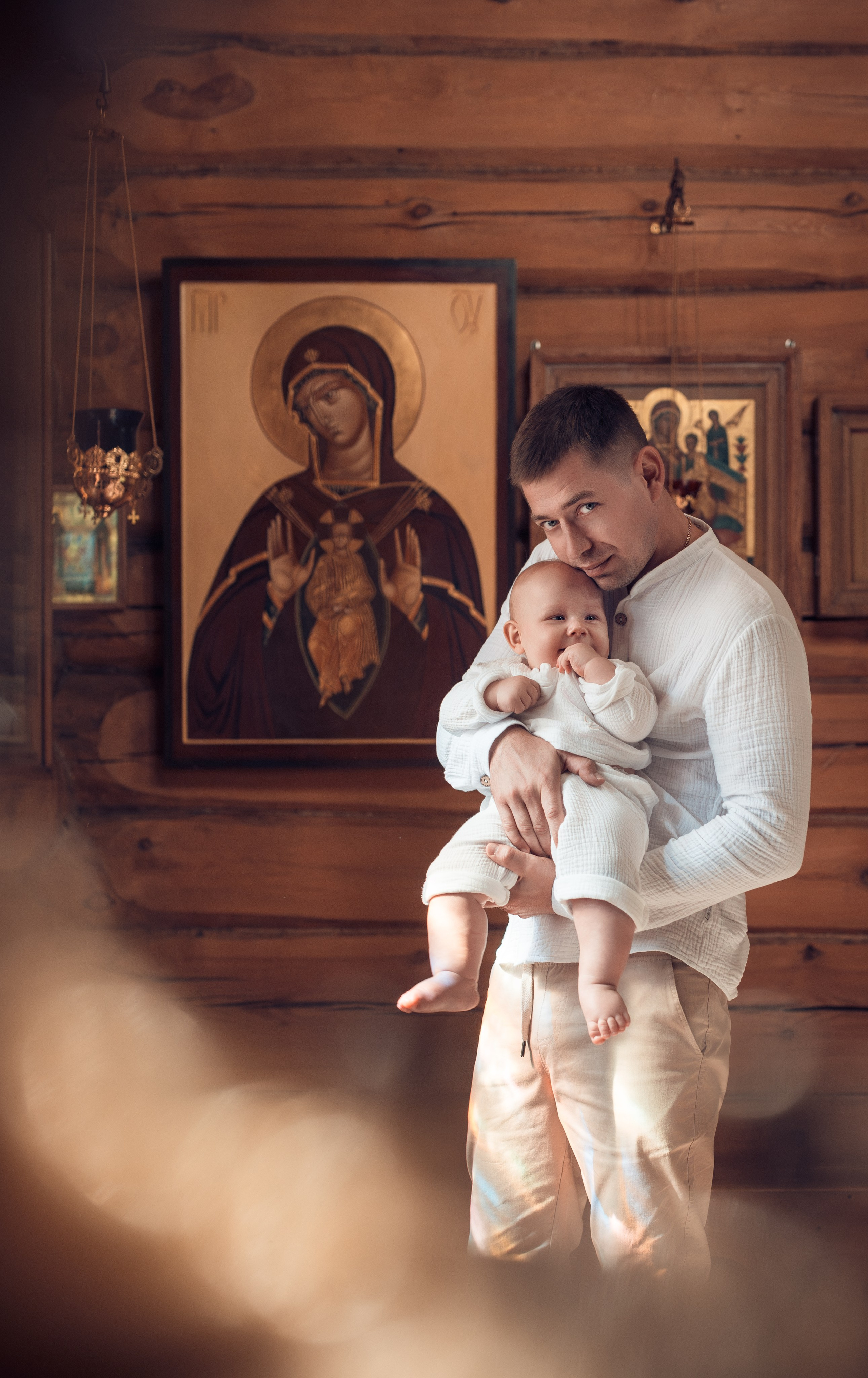 Фотосъемка крещения в Москве и Московской области, в Звенигороде