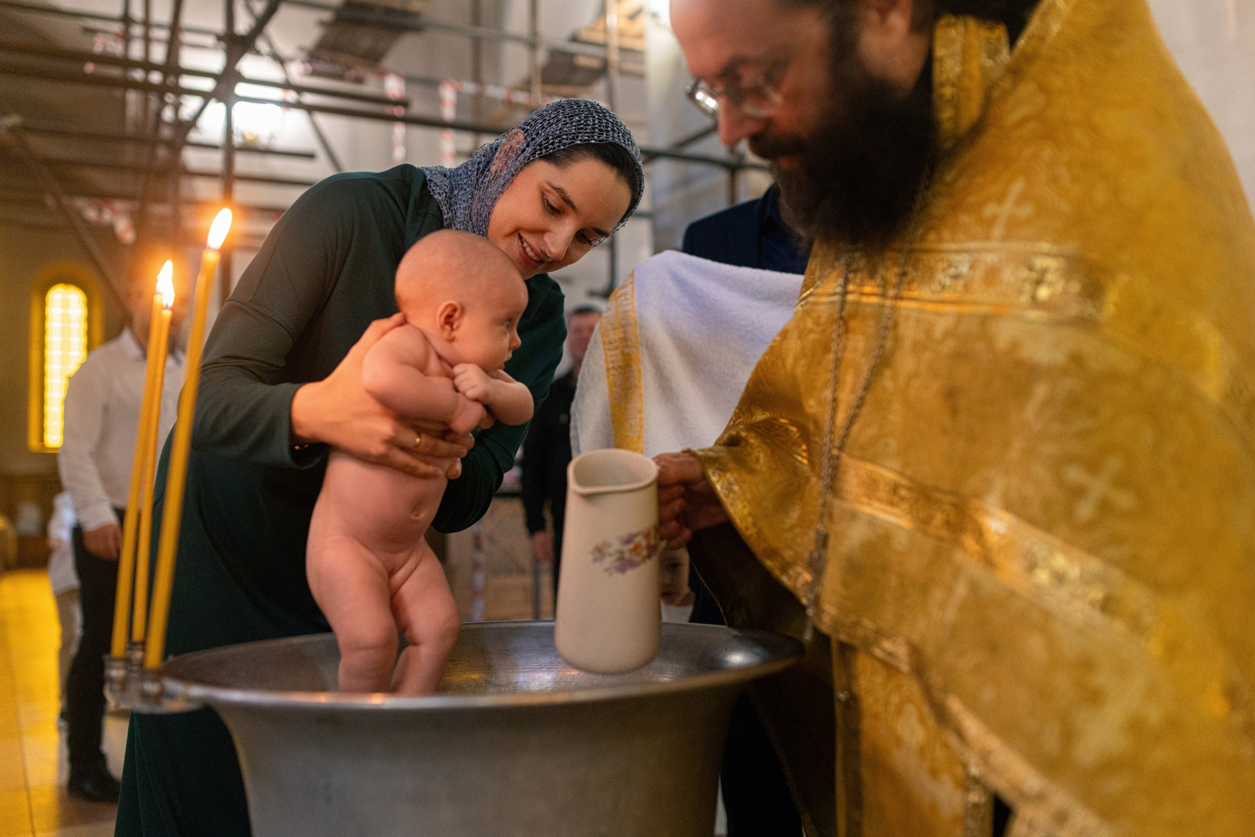 Крещение Алины. Дмитрий Шульгин, портретный фотограф в Воронеже