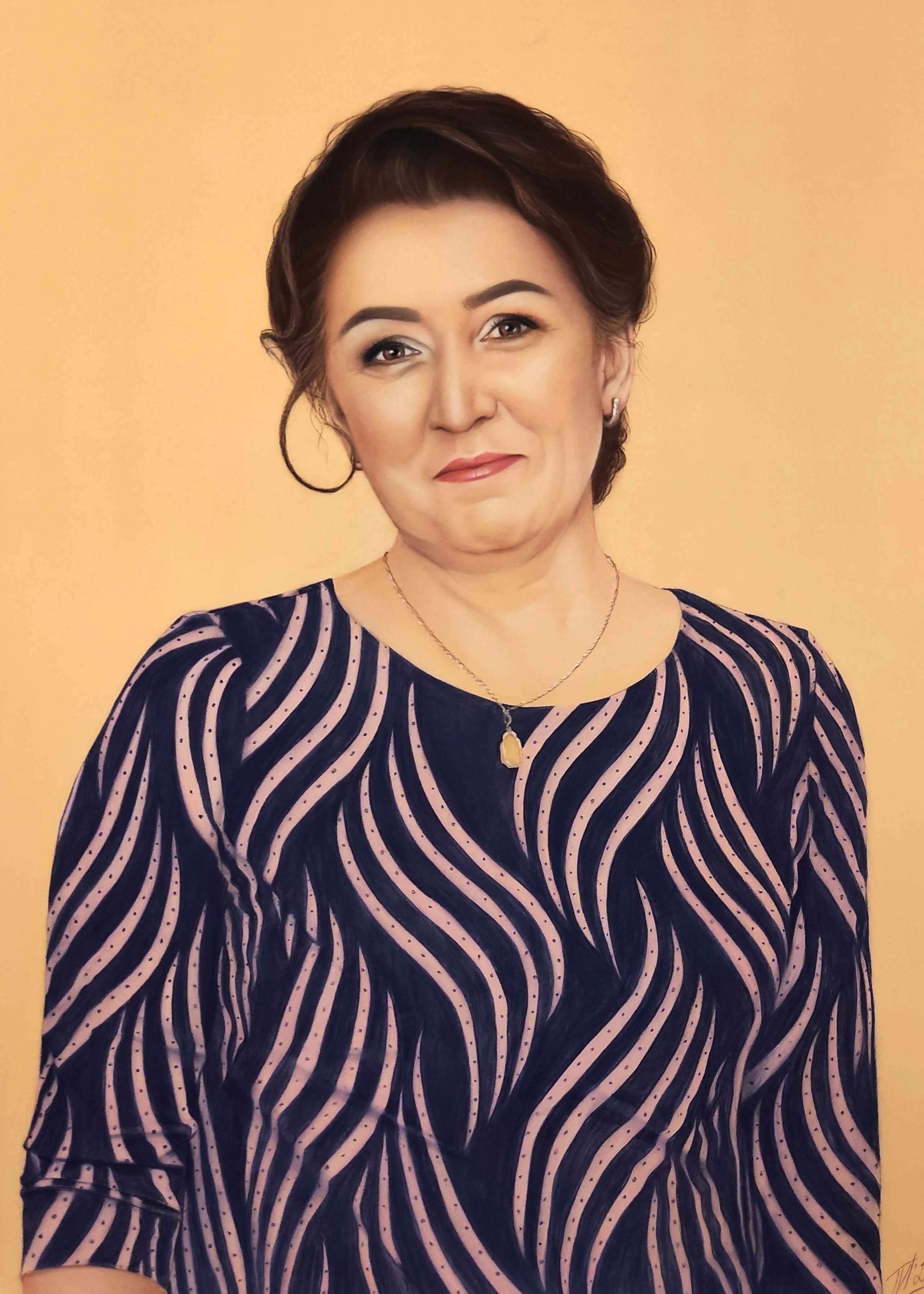 Персональный портрет. Бумага, пастель