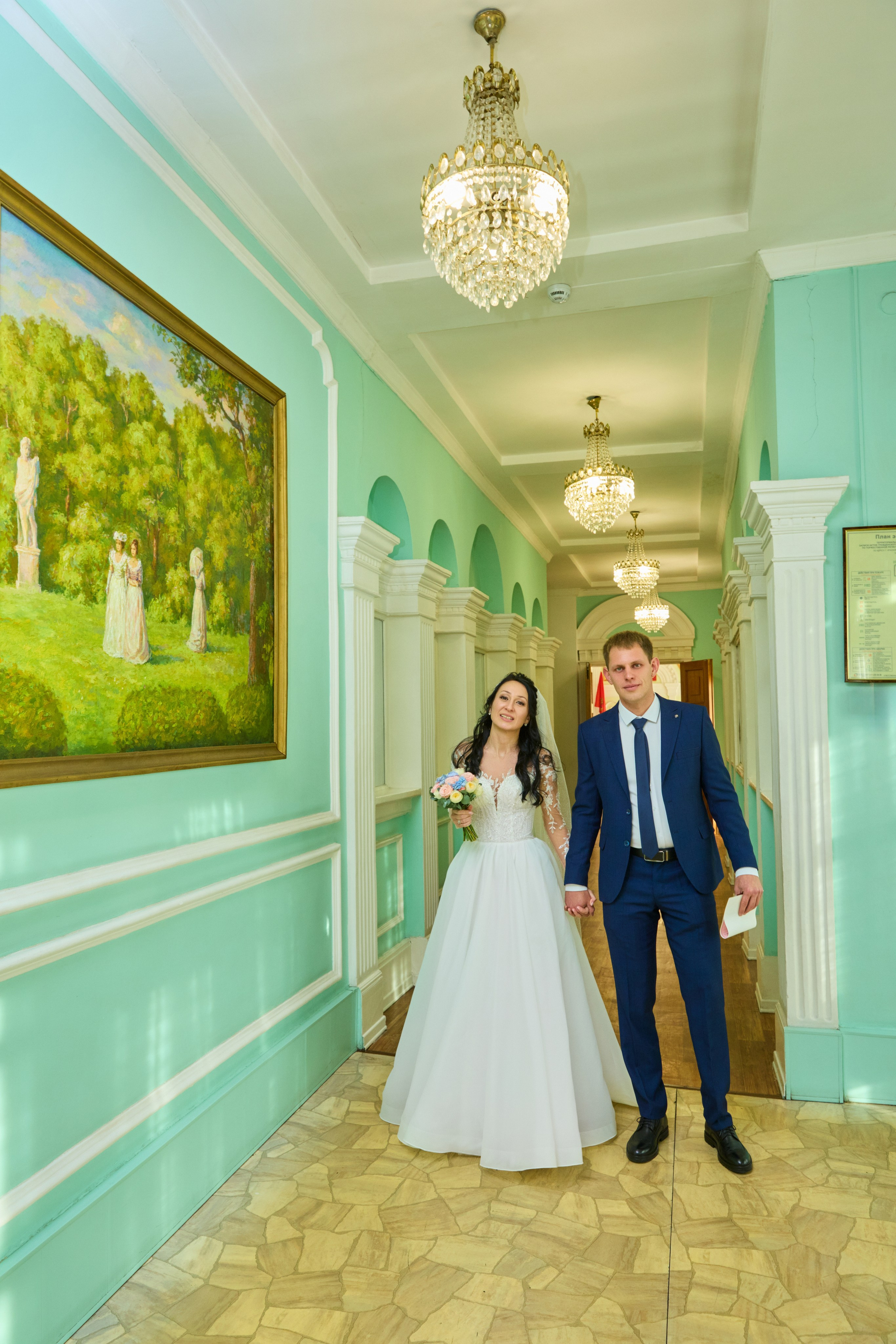 Коридор для выхода молодожёнов