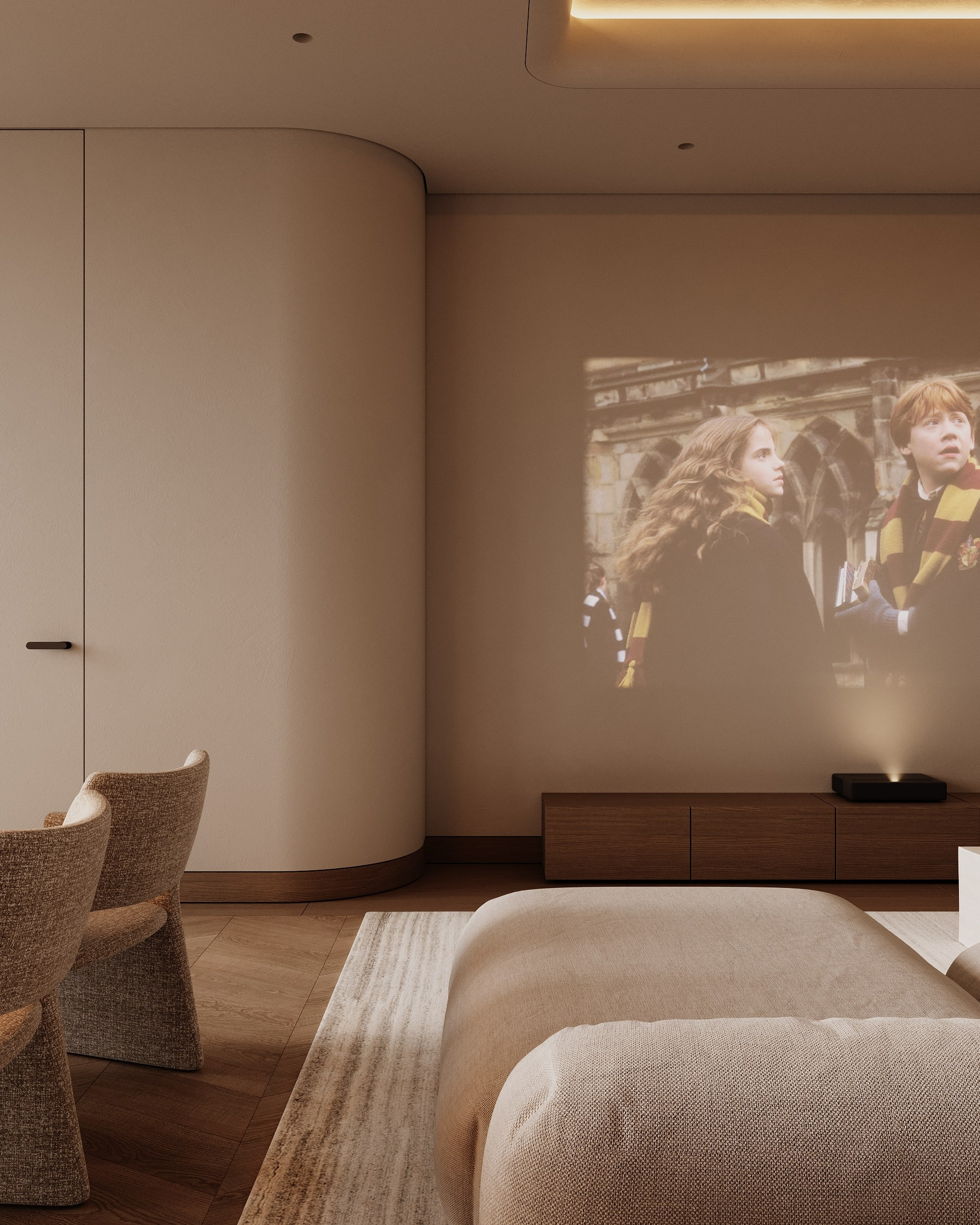 GARDEN QUARTERS. Interior 3D visualizer Liya Iskevich