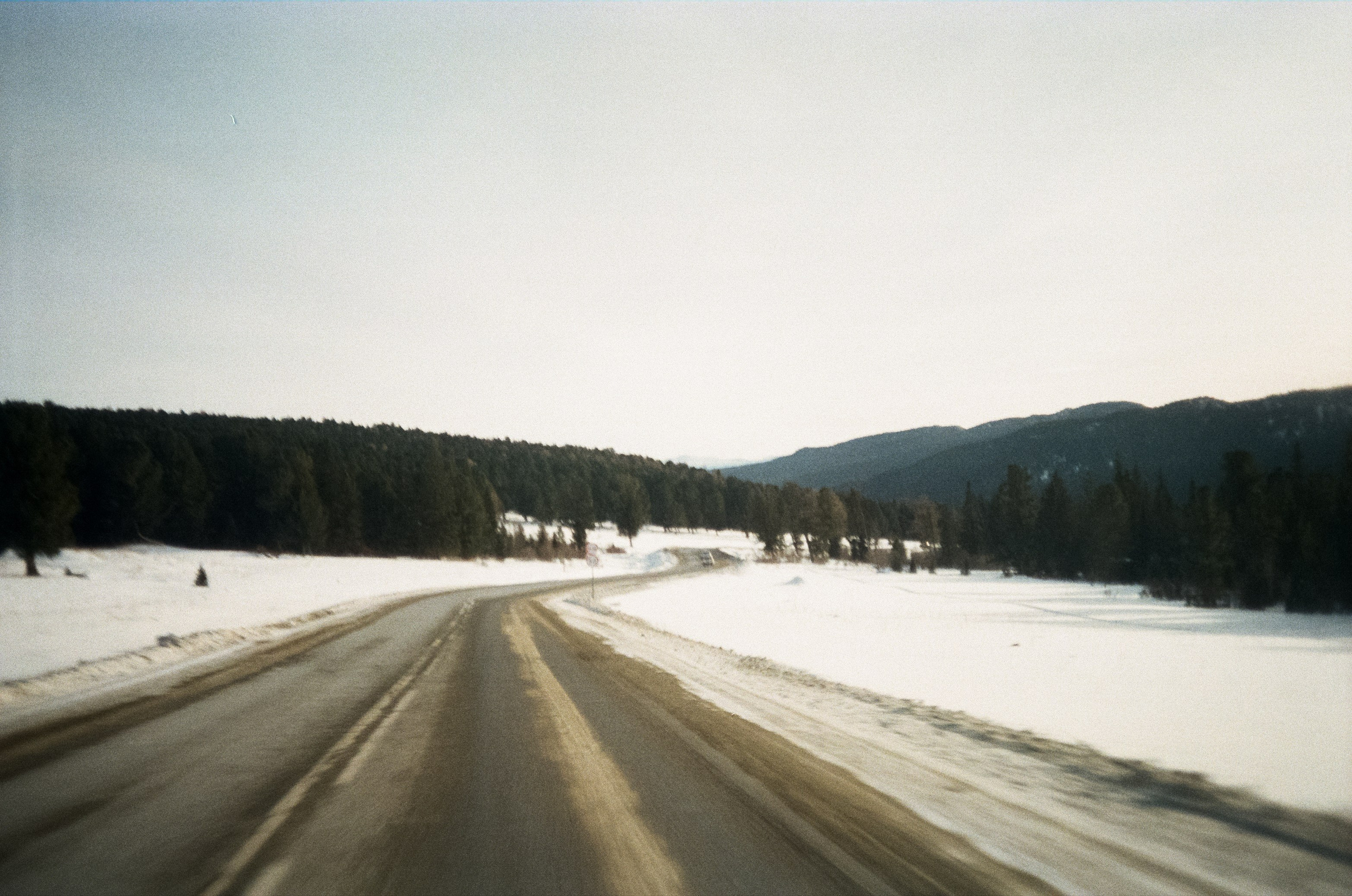 Семинский перевал, дорога из Land Cruser / 19 декабря 2023 года (-18℃)