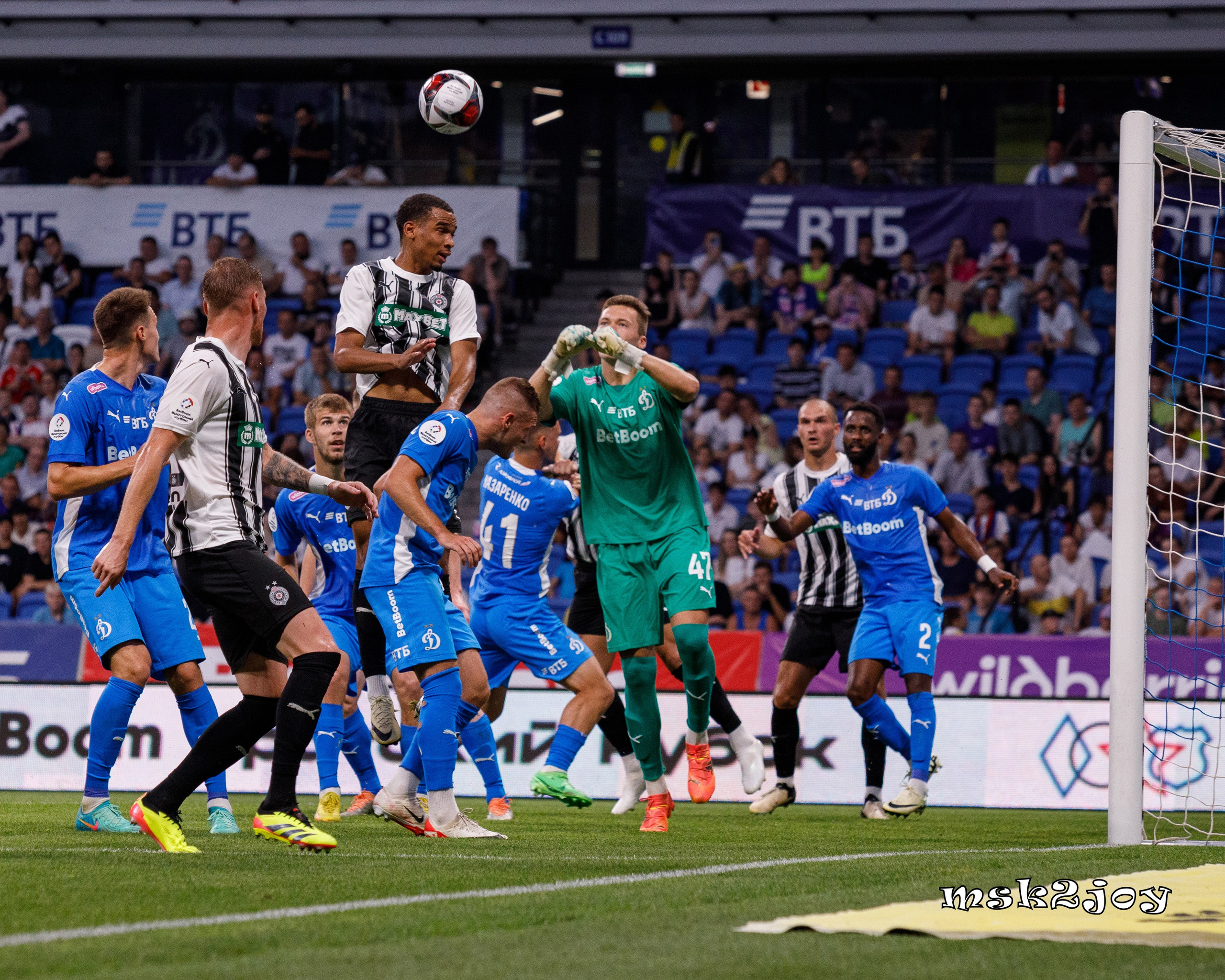 Фоторепортаж. ФК Динамо — ФК Партизан. Михаил Тоцкий портретный и репортажный фотограф в Москве