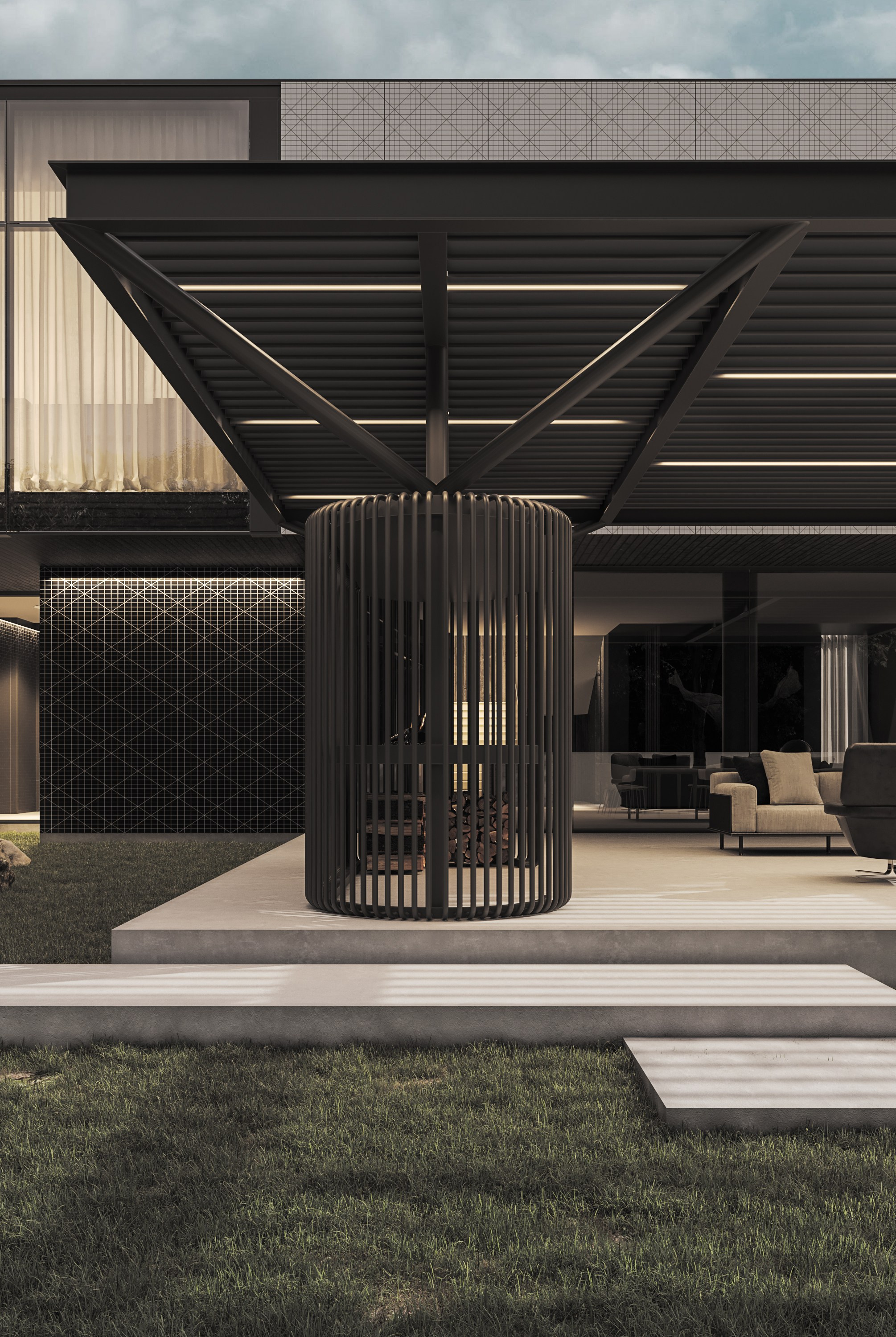 Turnkey house design, architecture, engineering, interior design, supply of materials and furniture,