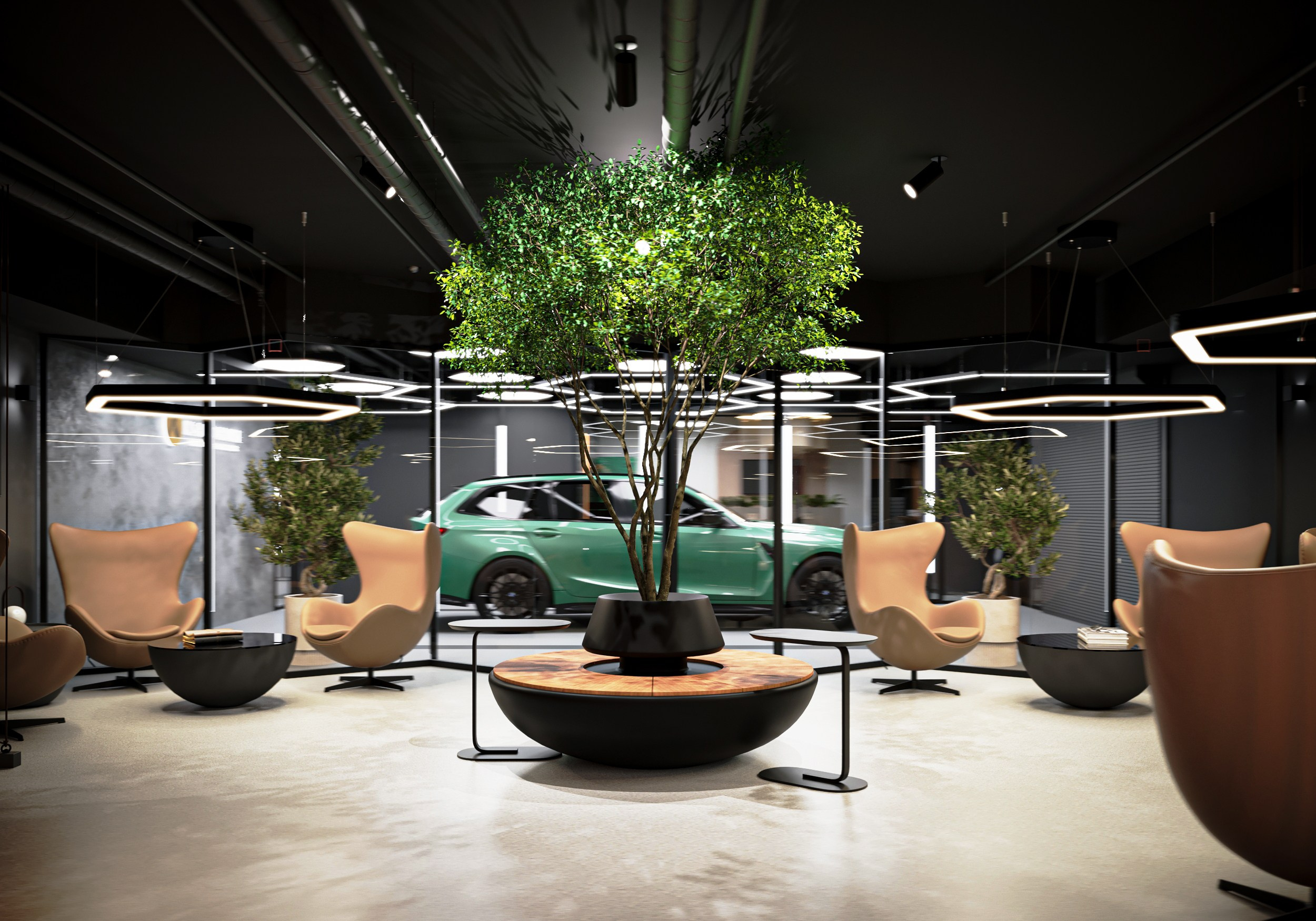 KS Autohouse — Автомоечно-детейлинговый комплекс, г. Санкт-Петербург. Дизайн интерьера и экстерьера в Санкт-Петербурге Яна Емельянова