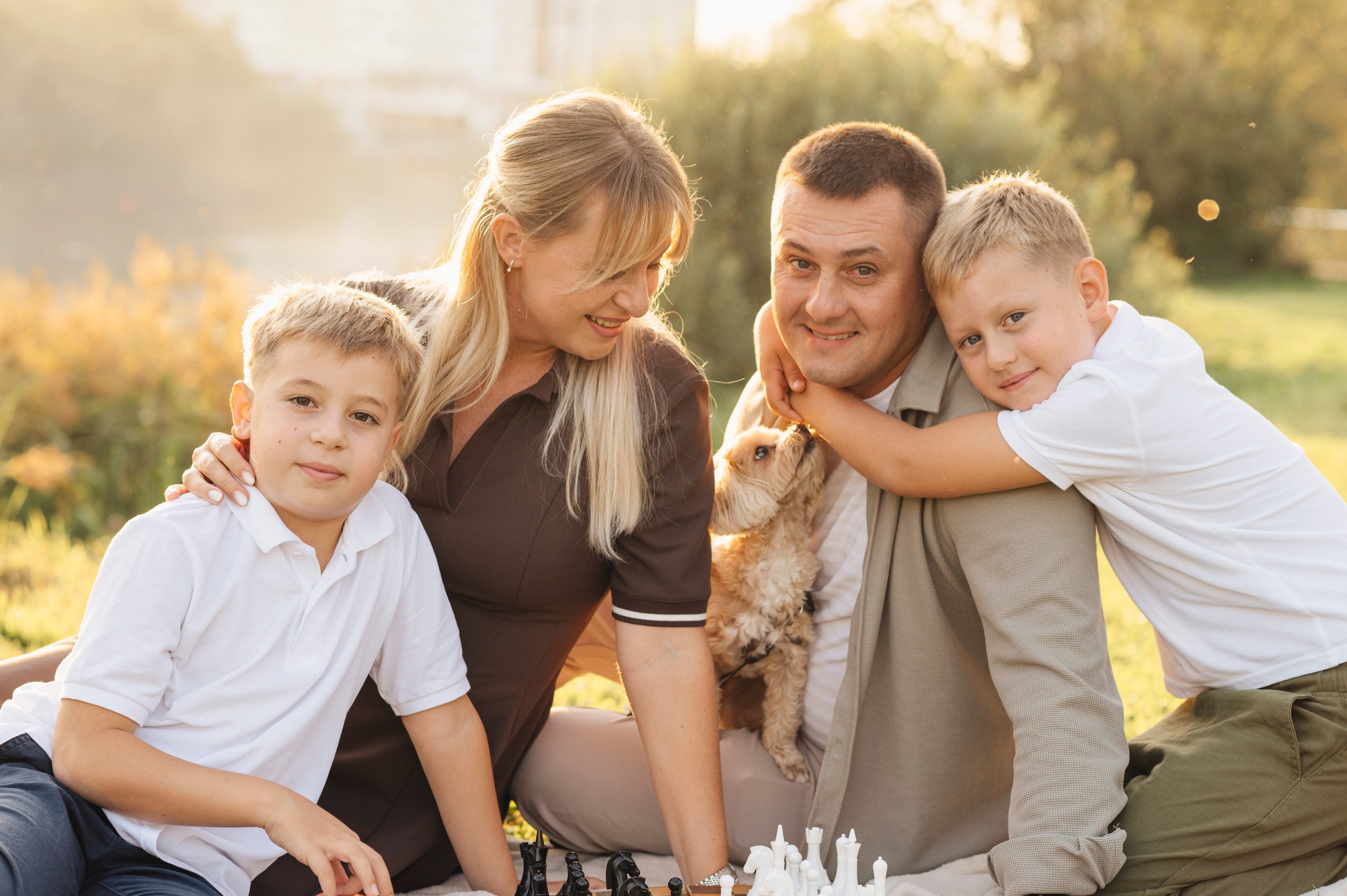 Семейная фотосессия на природе. Анна Боровикова, фотограф Пушкино