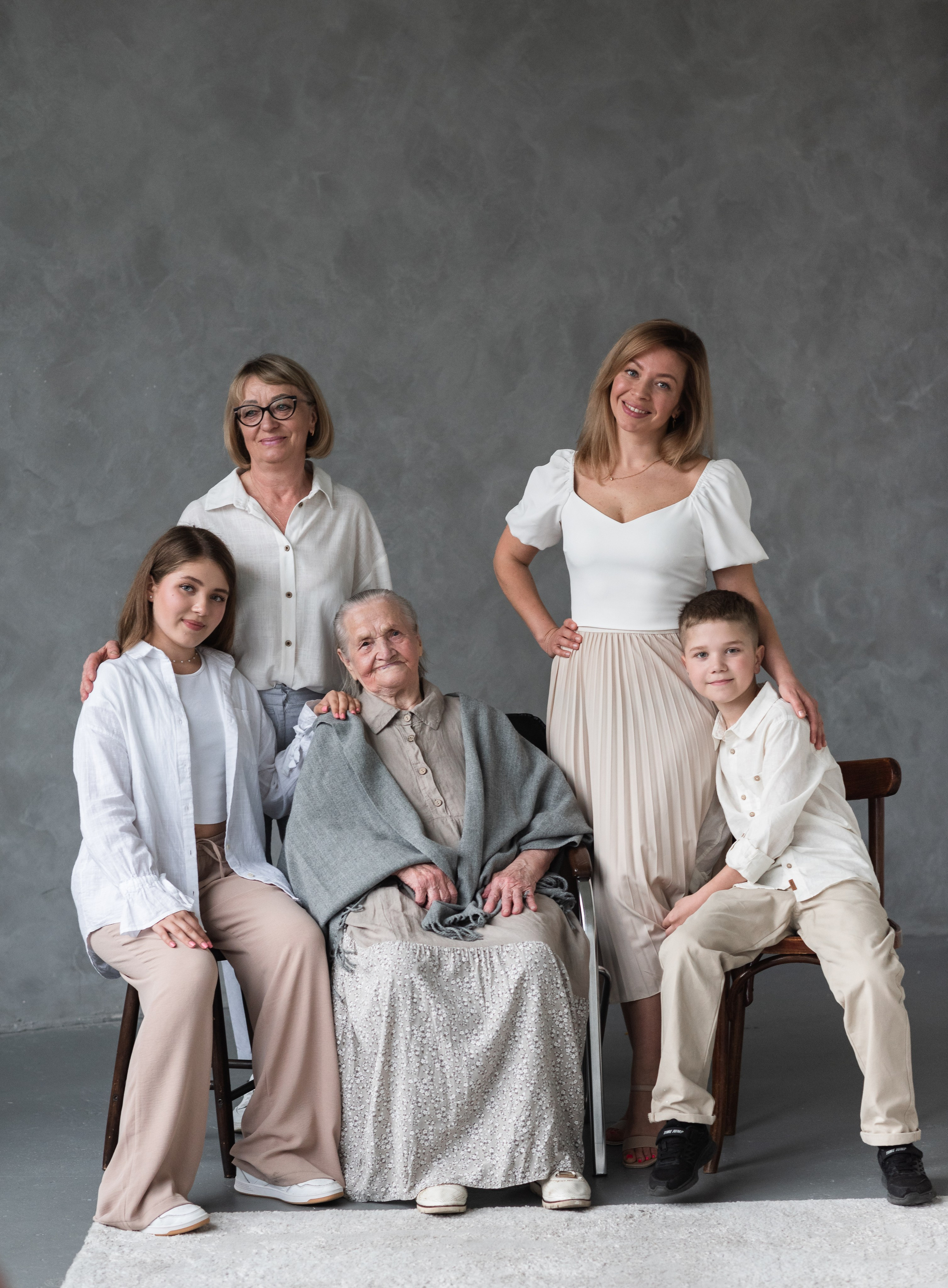 Большая семья. Фотограф новорождённых детский фотограф Сыктывкар Наталья Линдт