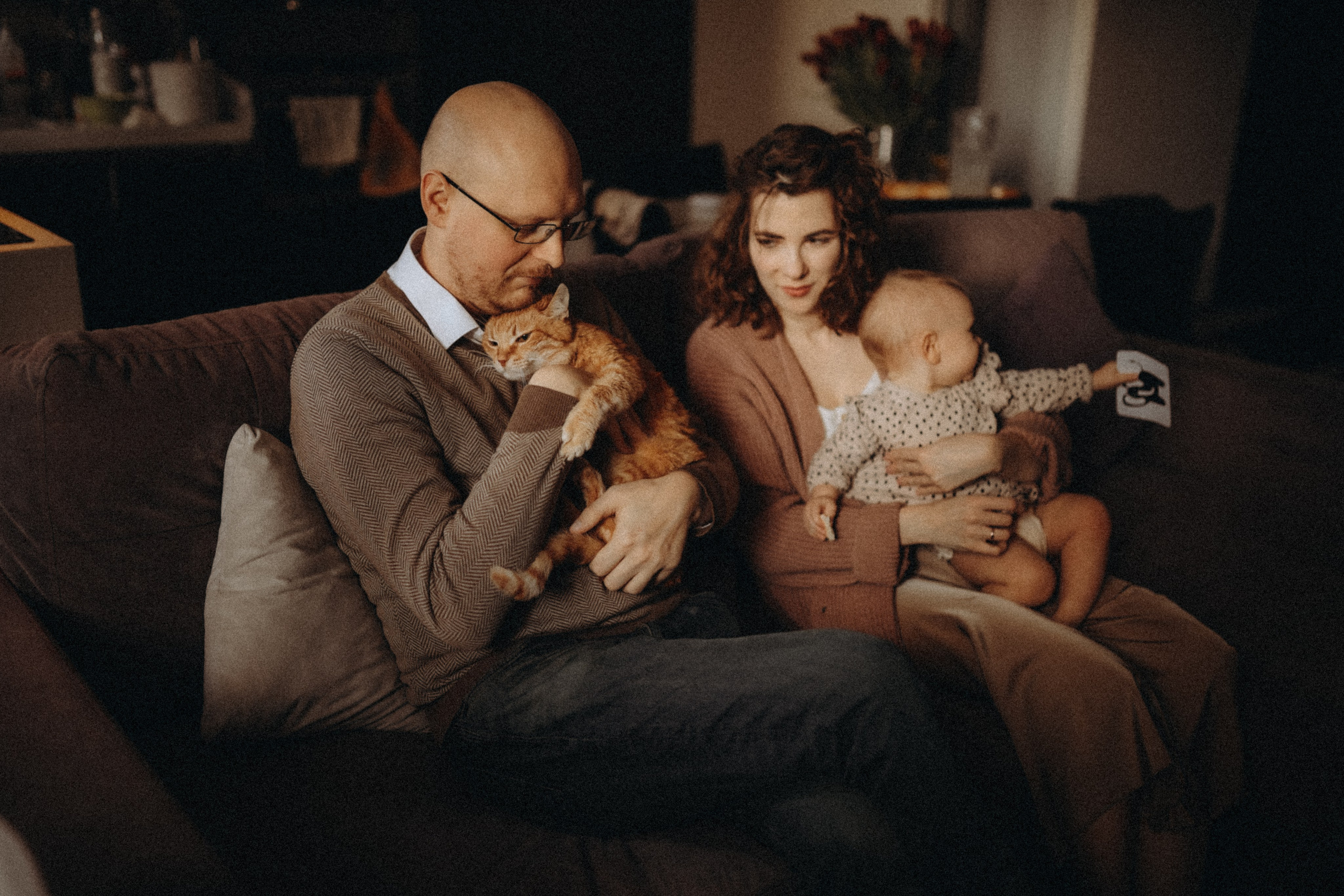 Домашняя съемка годовасие Анечки. Семейный фотограф в Москве и Люберцах Юлия Гуськова