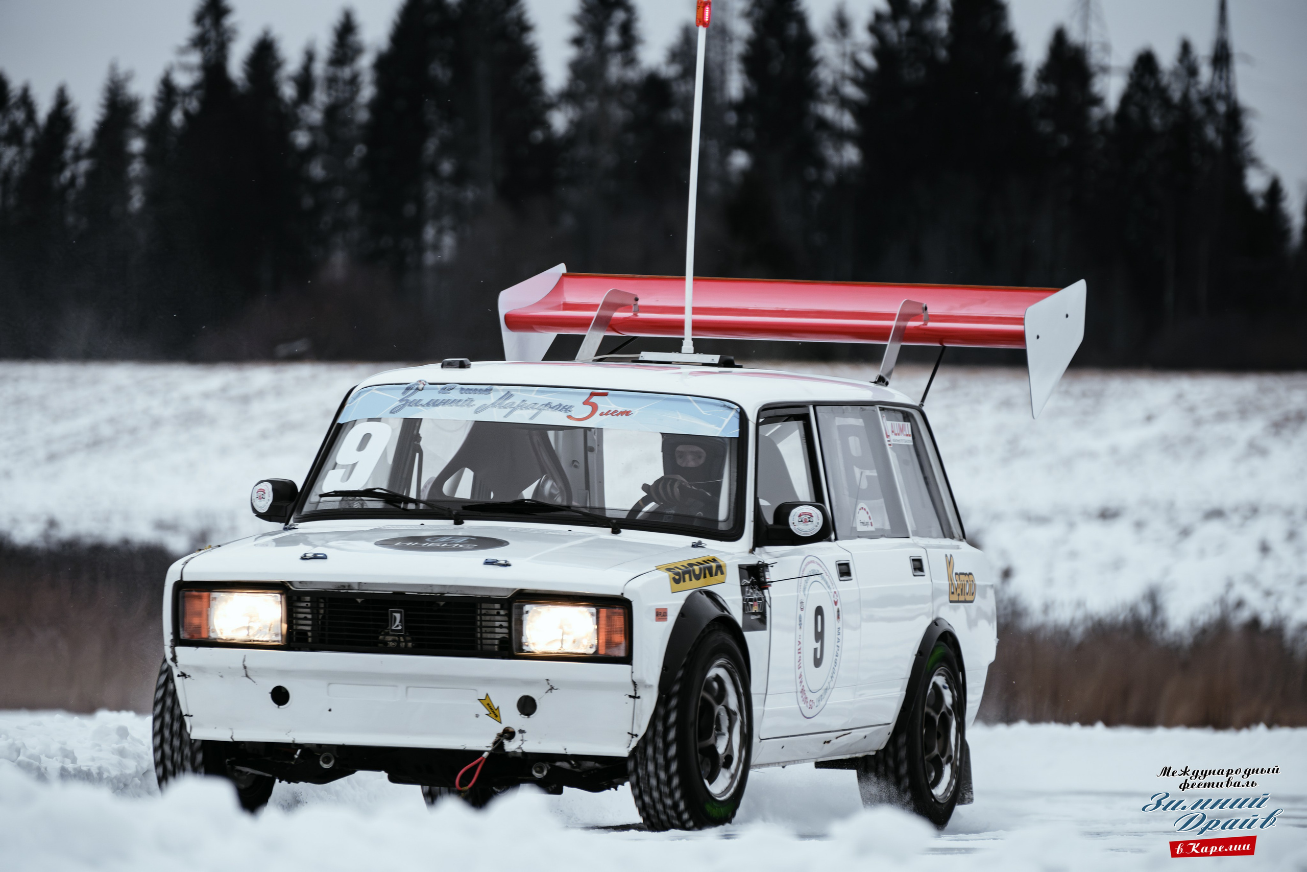 «Зимний Драйв в Карелии» Авто Марафон-гигант «25 часов на льду» Илона Накутис, Николай Грязин, джимхана, фотограф Антон Медведев, icoguar, Сортавала, Карелия