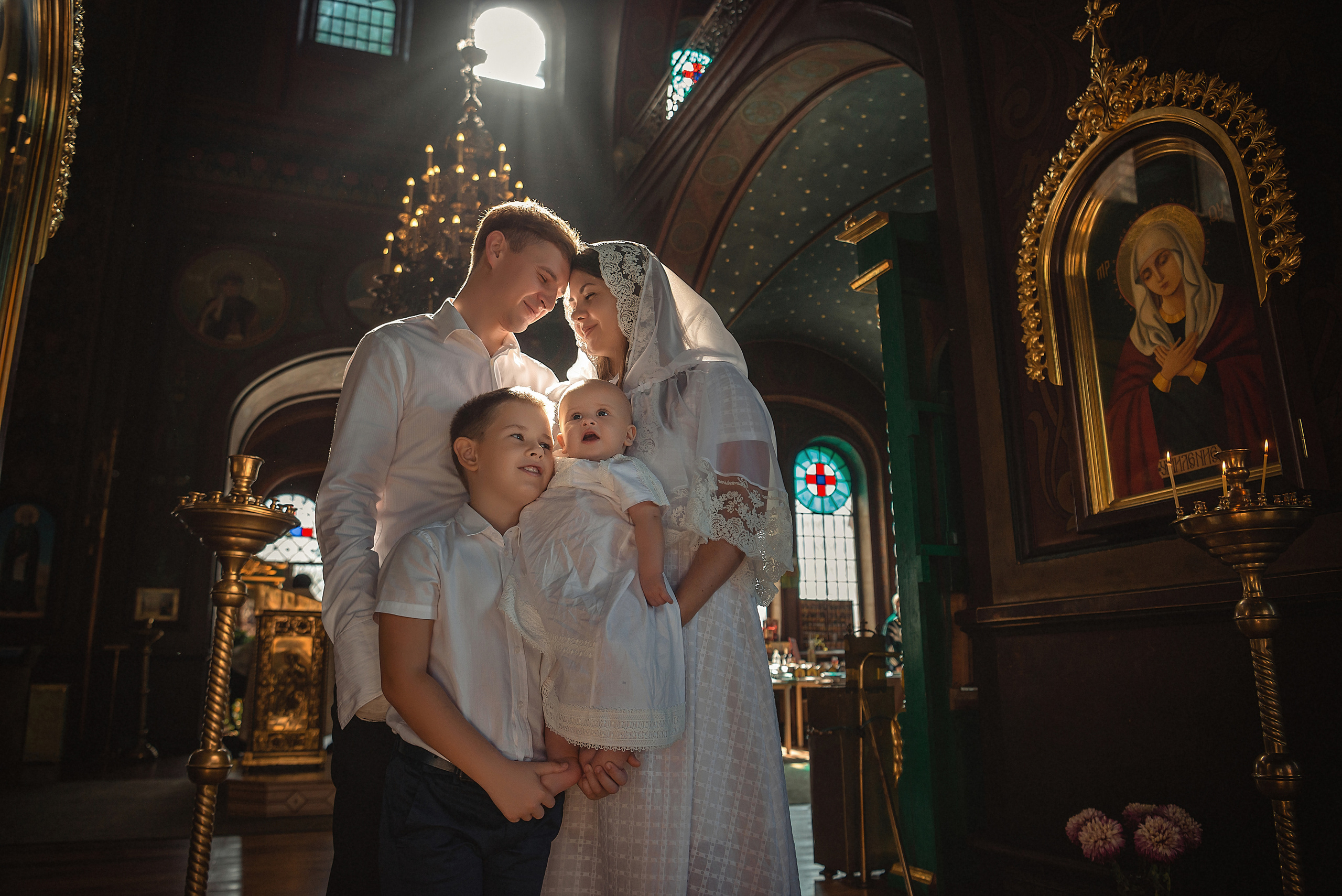 Фотограф на крещение Оксана Крапивницкая. Свято-Троицкий собор, г. Краснодар