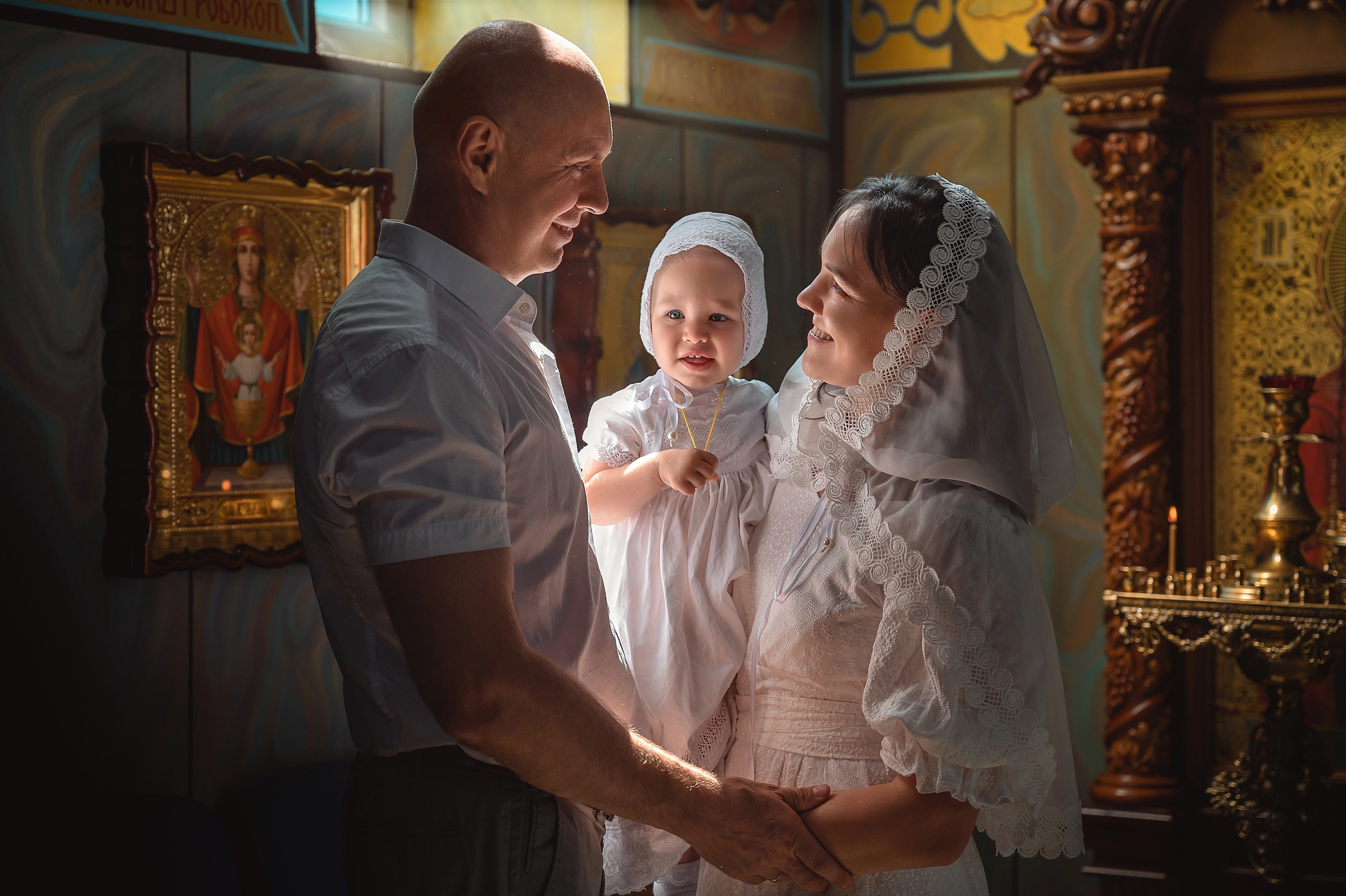 Фотограф на крещение Оксана Крапивницкая. Свято-Покровский храм, г. Краснодар