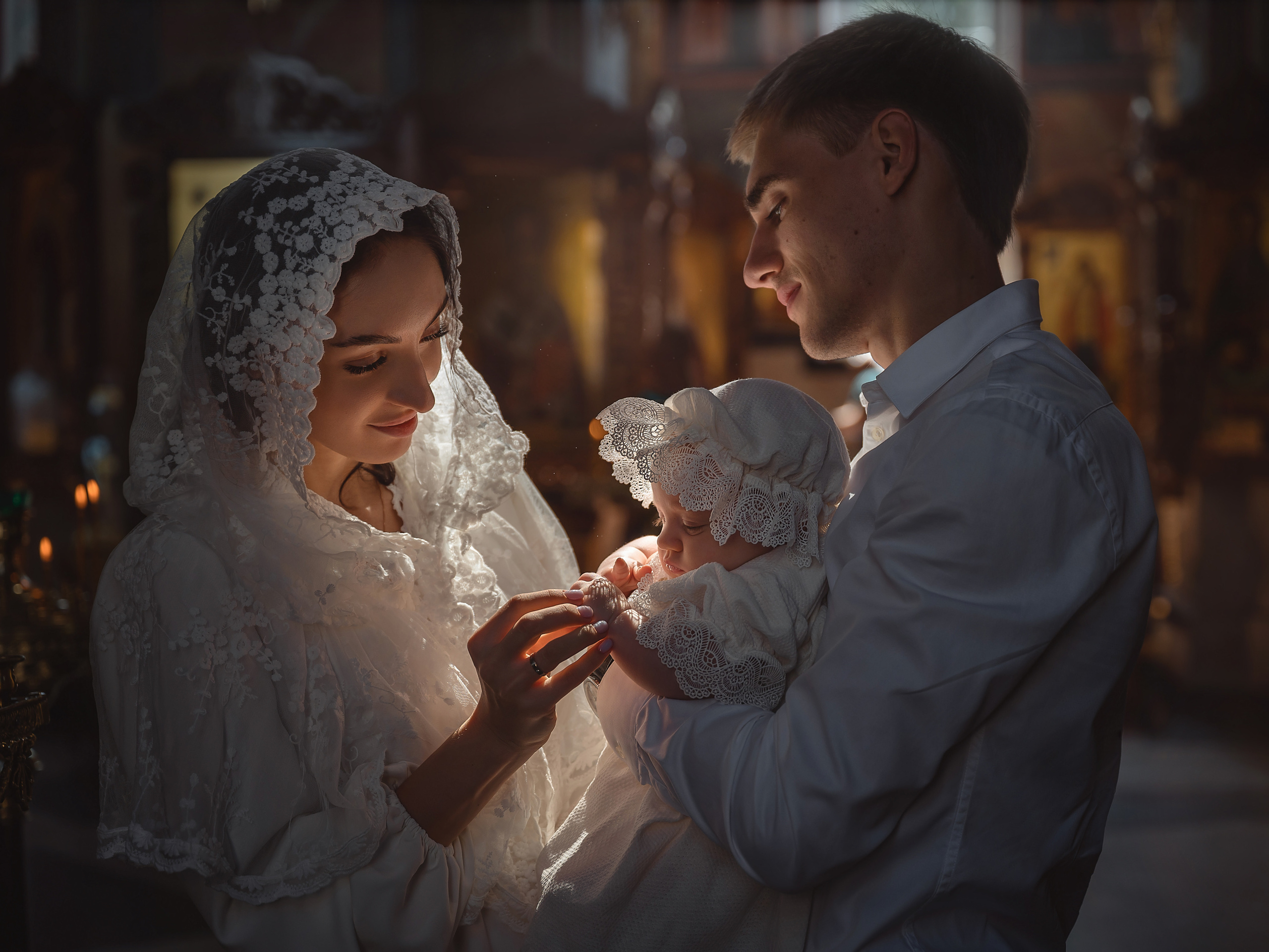 Фотограф на крещение Оксана Крапивницкая. Свято-Покровский храм, г. Краснодар