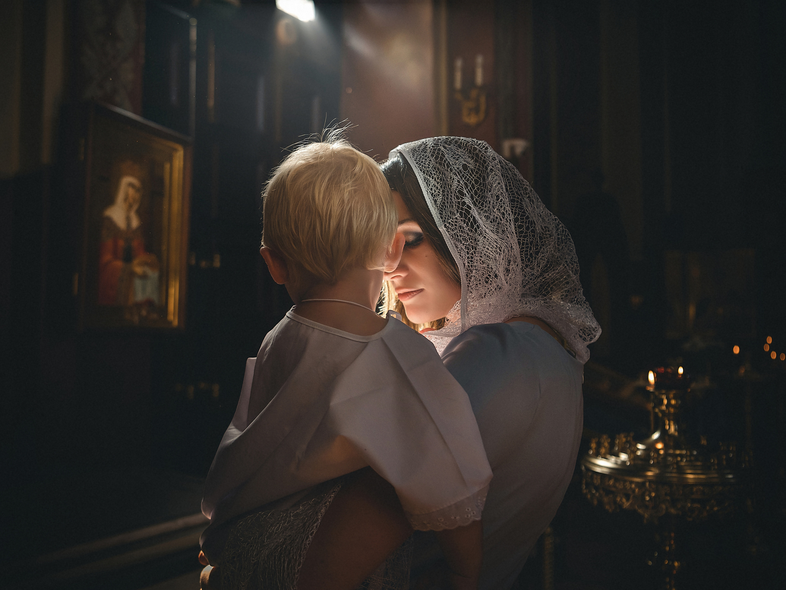 Фотограф на крещение Оксана Крапивницкая. Свято-Екатерининский собор, г. Краснодар