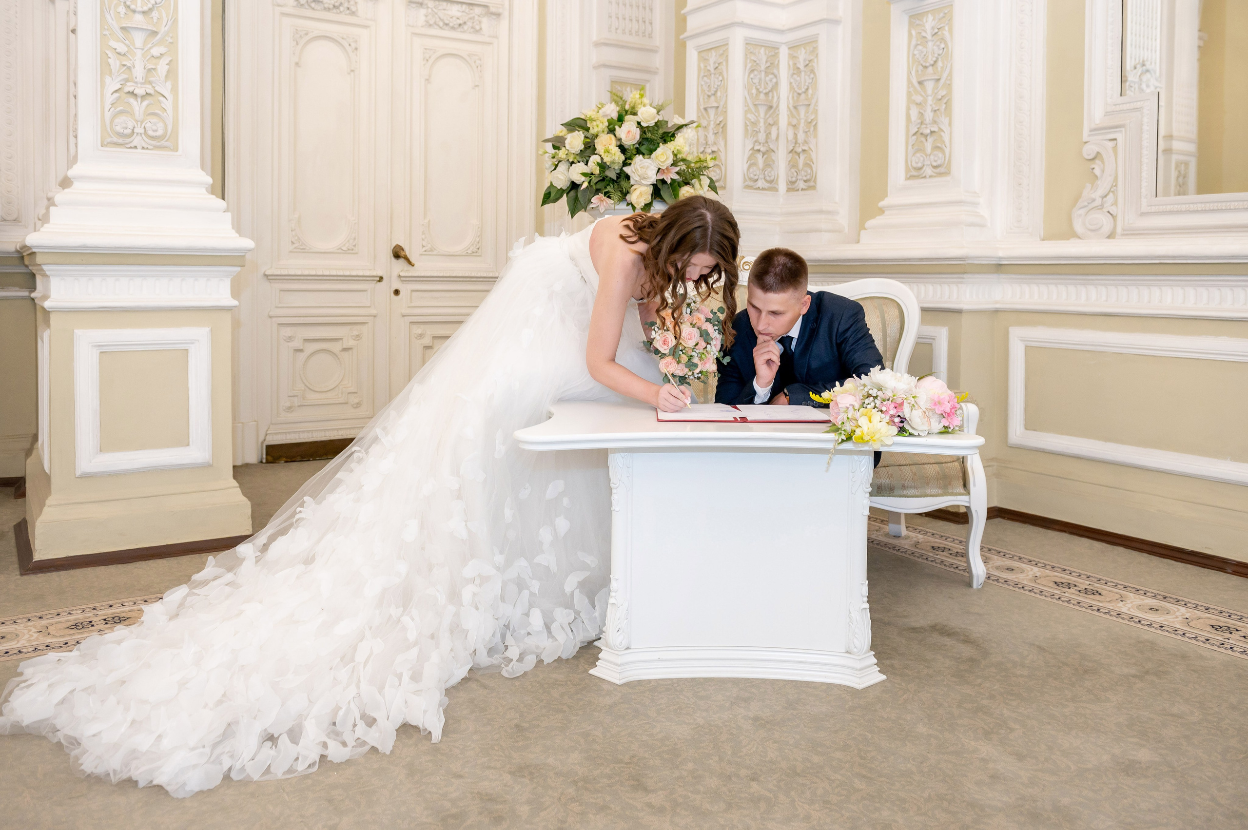 Зажигательная и динамичная свадебная фотосессия Анастасии и Максима. Портретный, семейный и свадебный фотограф в Санкт-Петербурге и в Пушкине Ширяев Денис